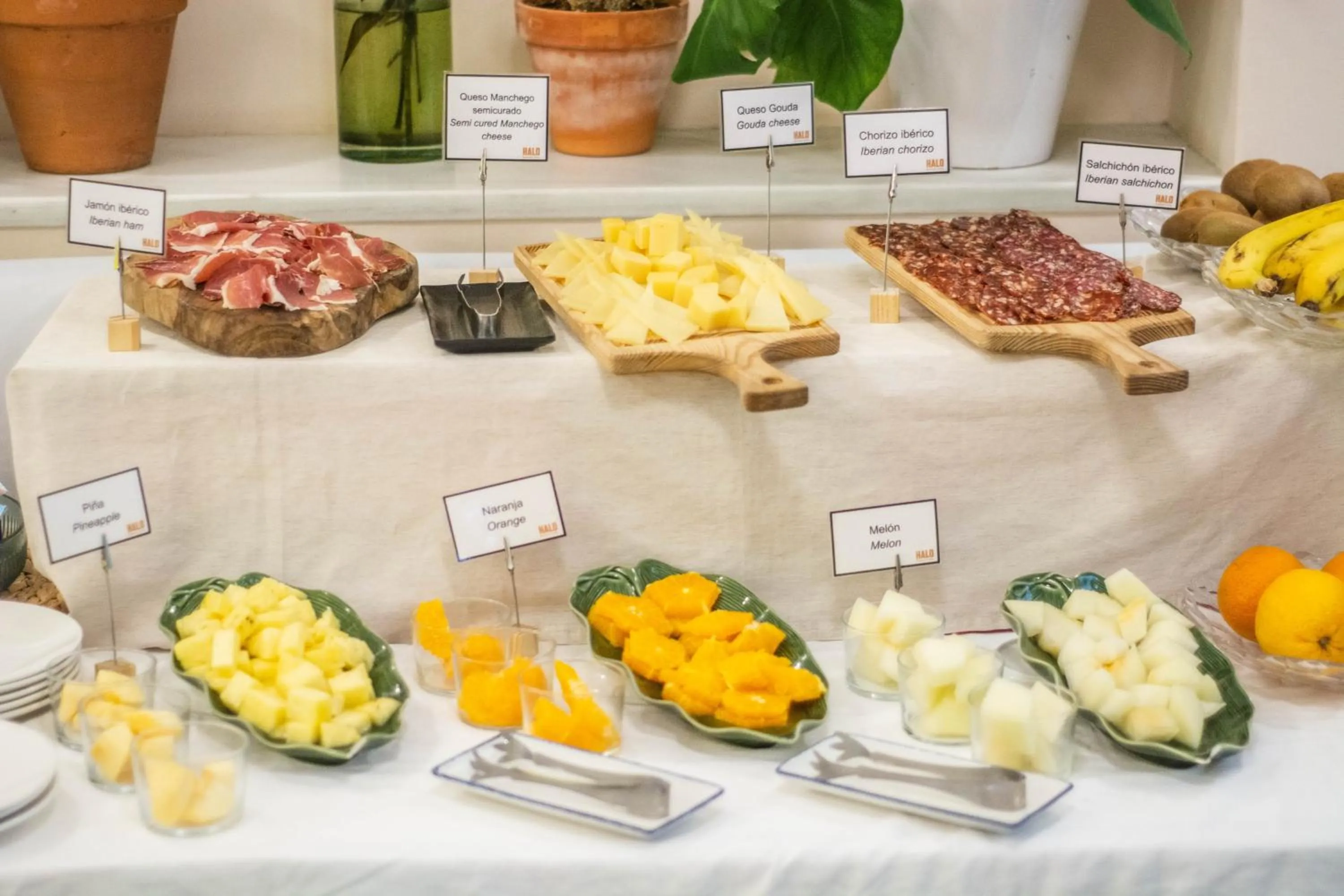 Breakfast in Hotel Boutique Casas de Santa Cruz