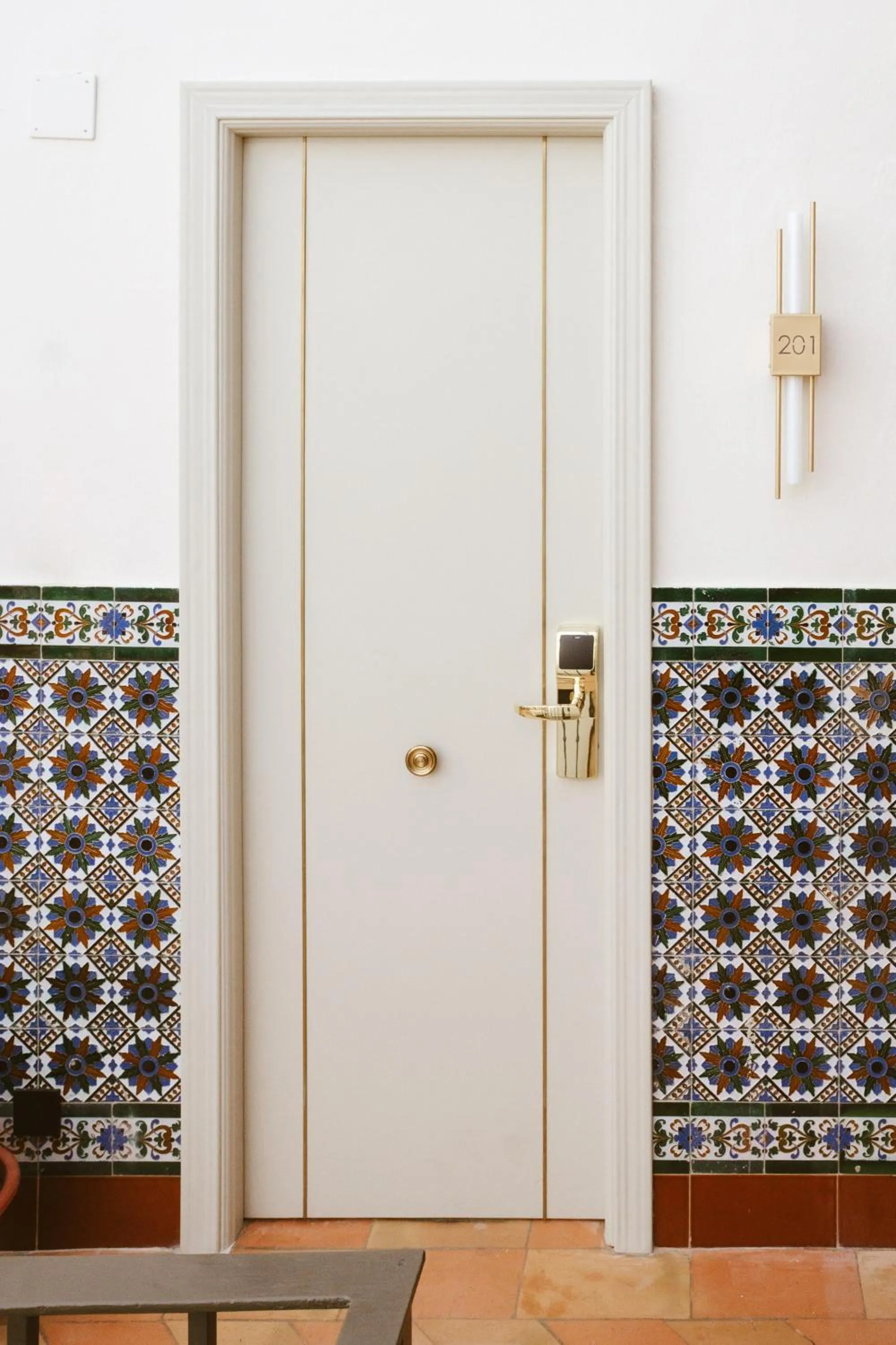 Decorative detail in Hotel Boutique Casas de Santa Cruz