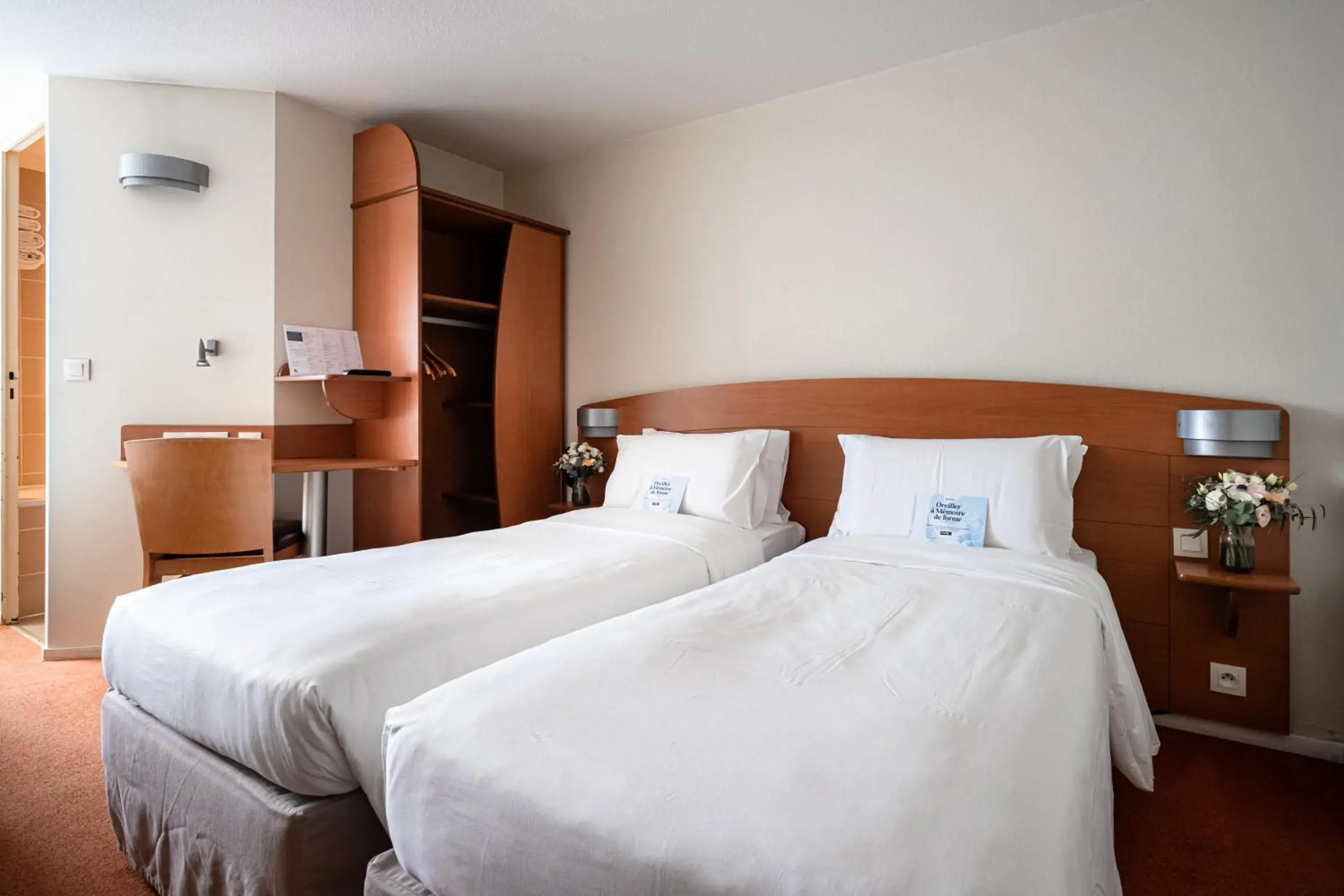 Bed in Kyriad Rennes Nord Hotel Bed in Kyriad Rennes Nord Hotel