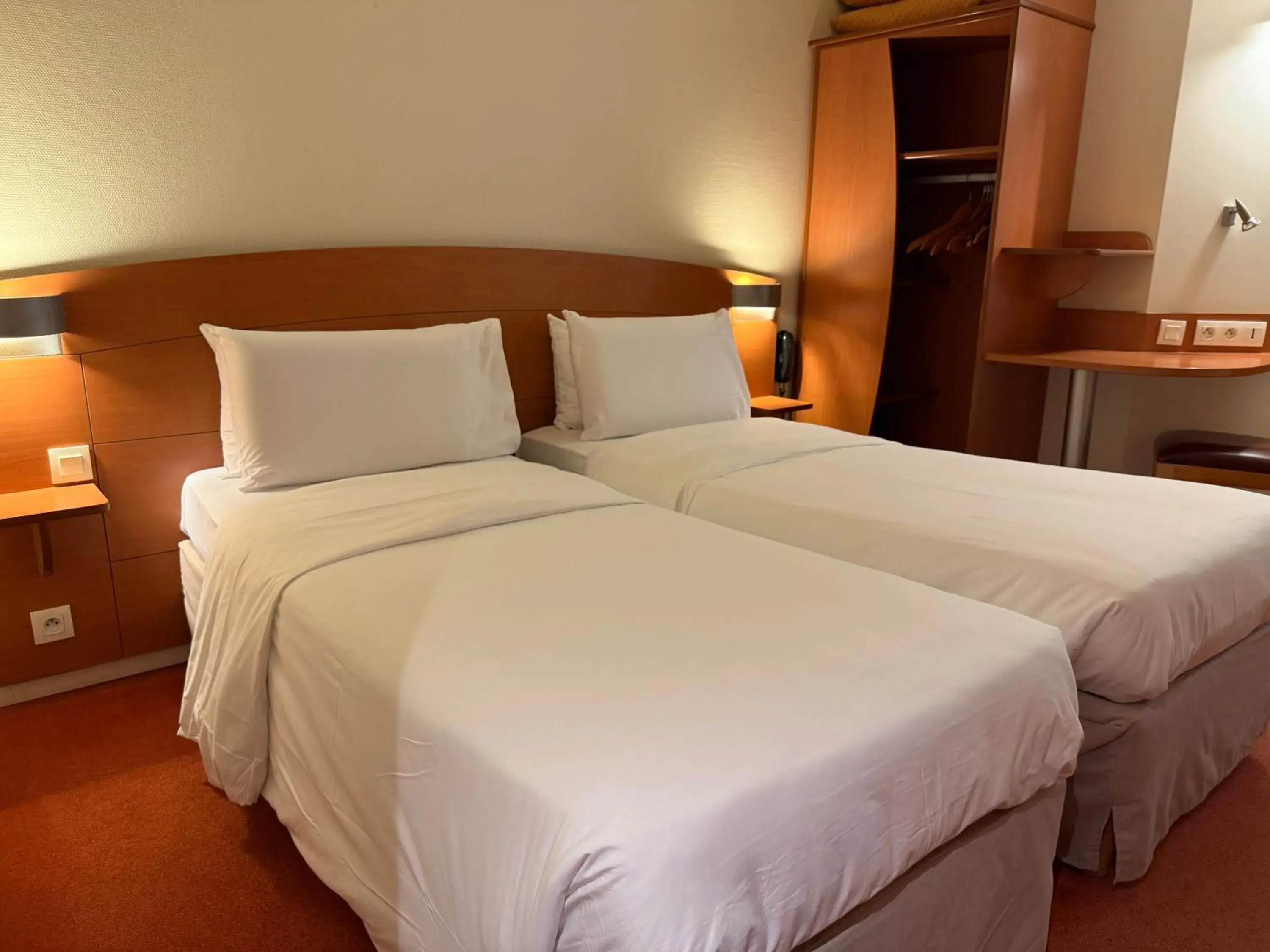 Bed in Kyriad Rennes Nord Hotel Bed in Kyriad Rennes Nord Hotel