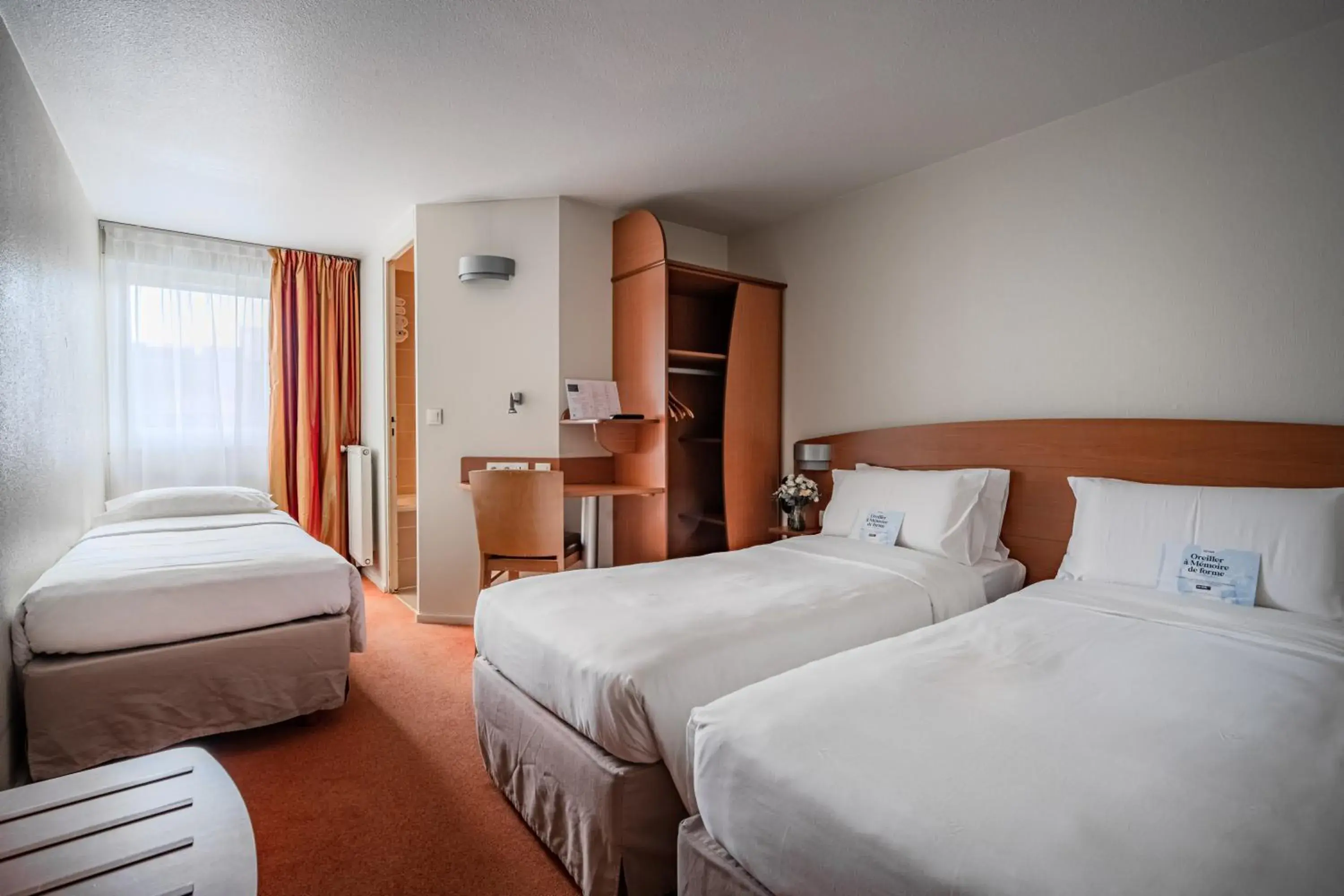 Bed in Kyriad Rennes Nord Hotel Bed in Kyriad Rennes Nord Hotel