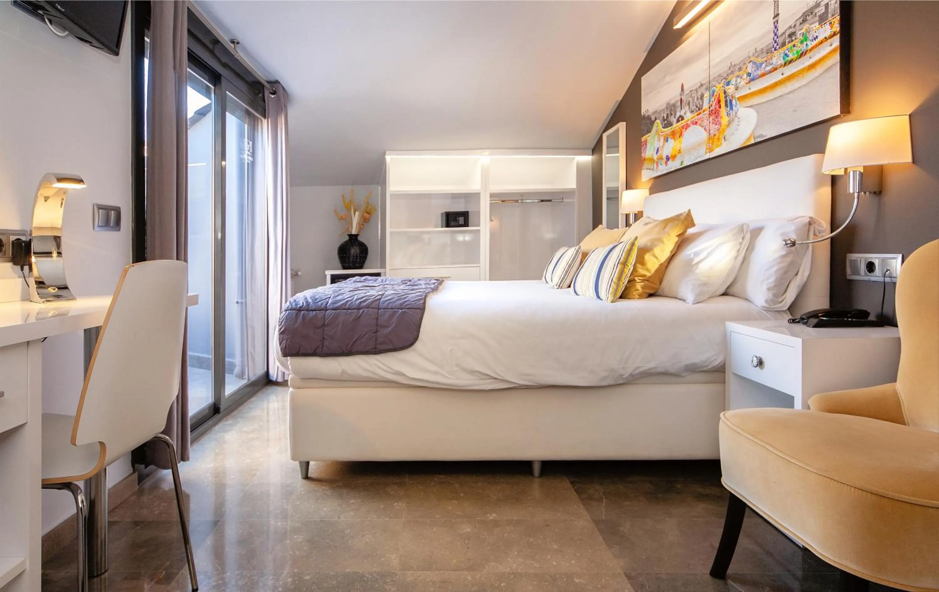 Bed in HOTEL SANT PERE ll HSPII