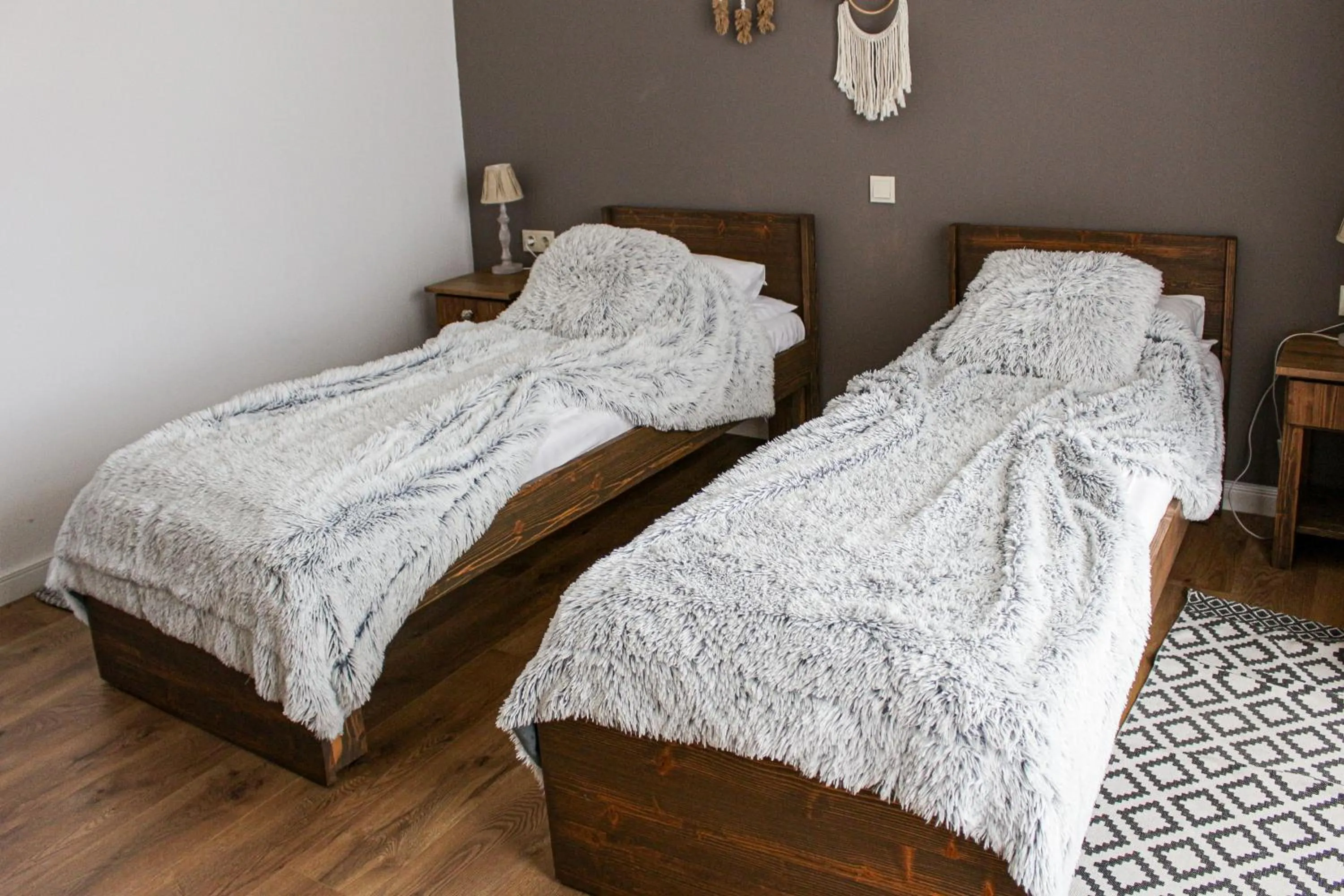 Bed in Pensiunea Banffy