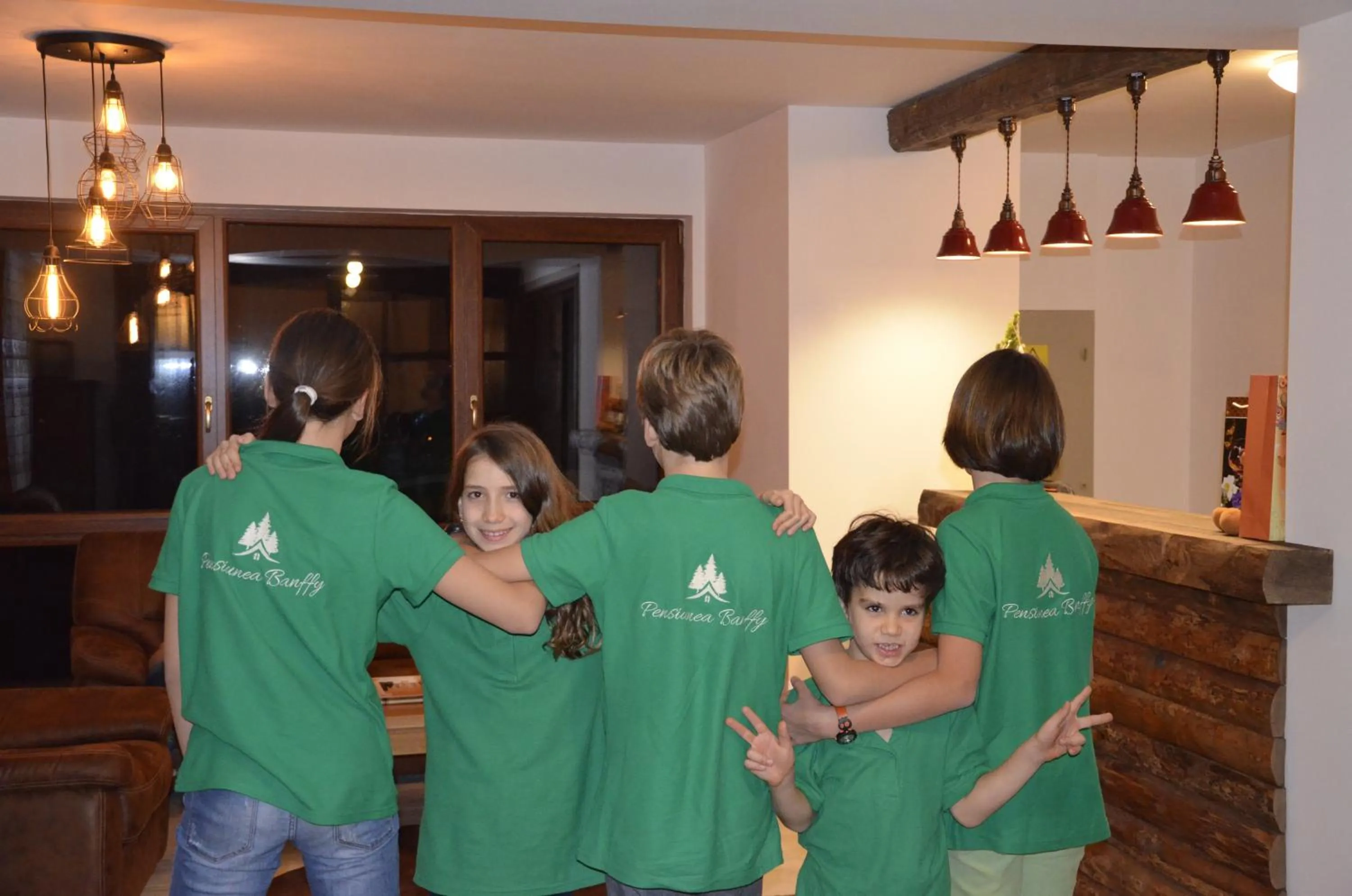 group of guests in Pensiunea Banffy