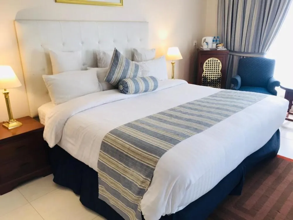 Bed in Beach Luxury Hotel