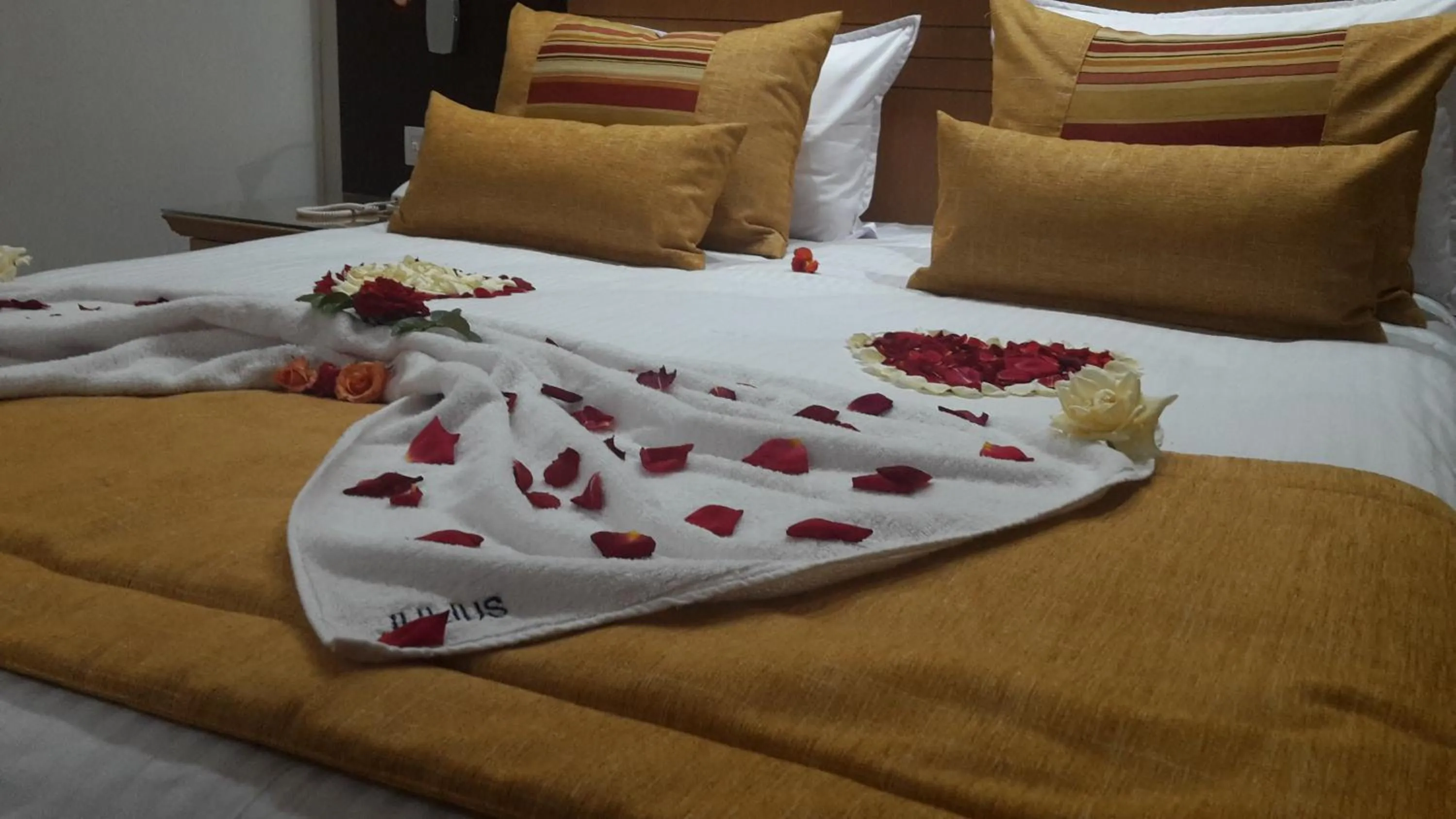 Decorative detail, Bed in Hotel Julius