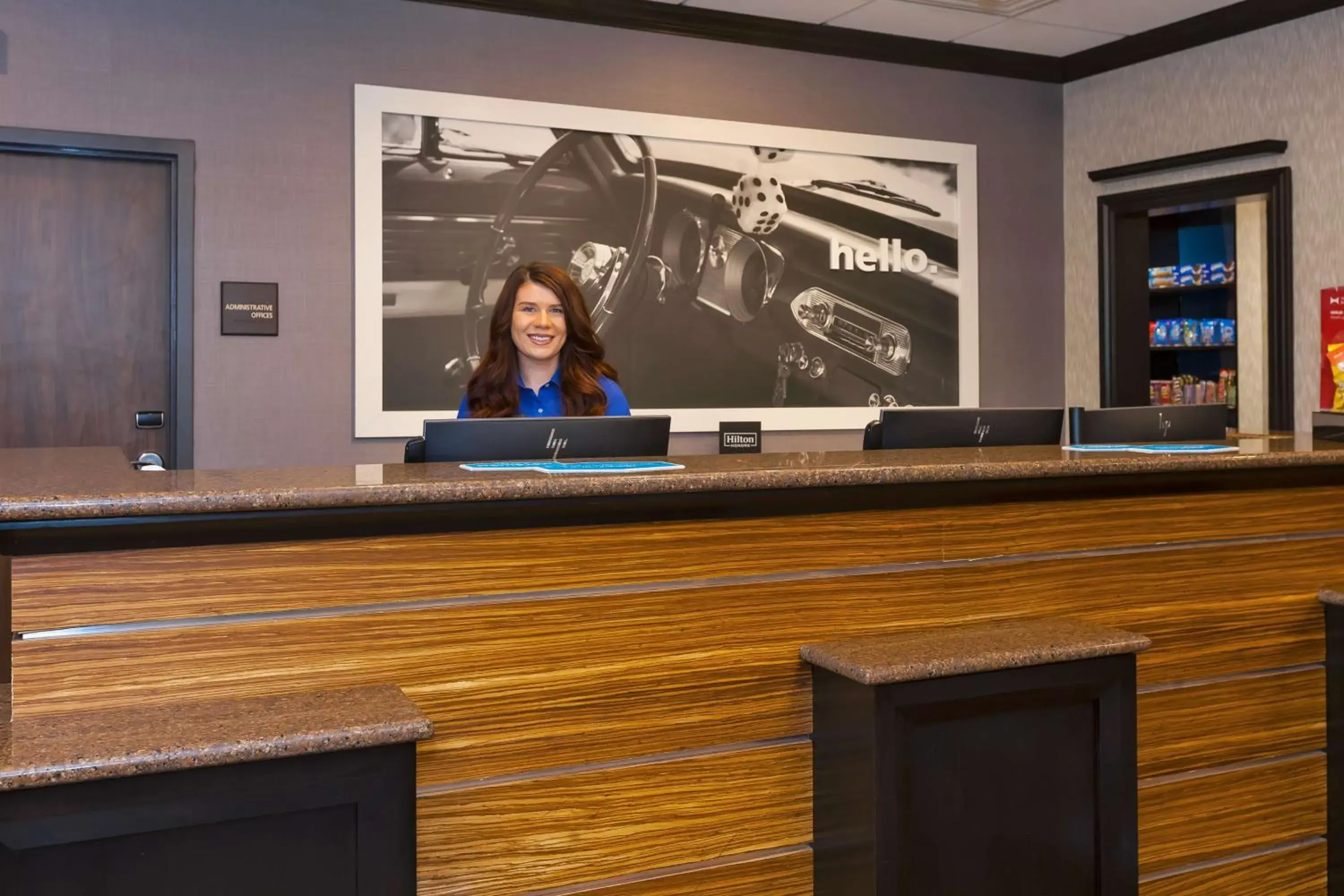 Lobby or reception in Hampton Inn and Suites Flint/Grand Blanc Lobby or reception in Hampton Inn and Suites Flint/Grand Blanc