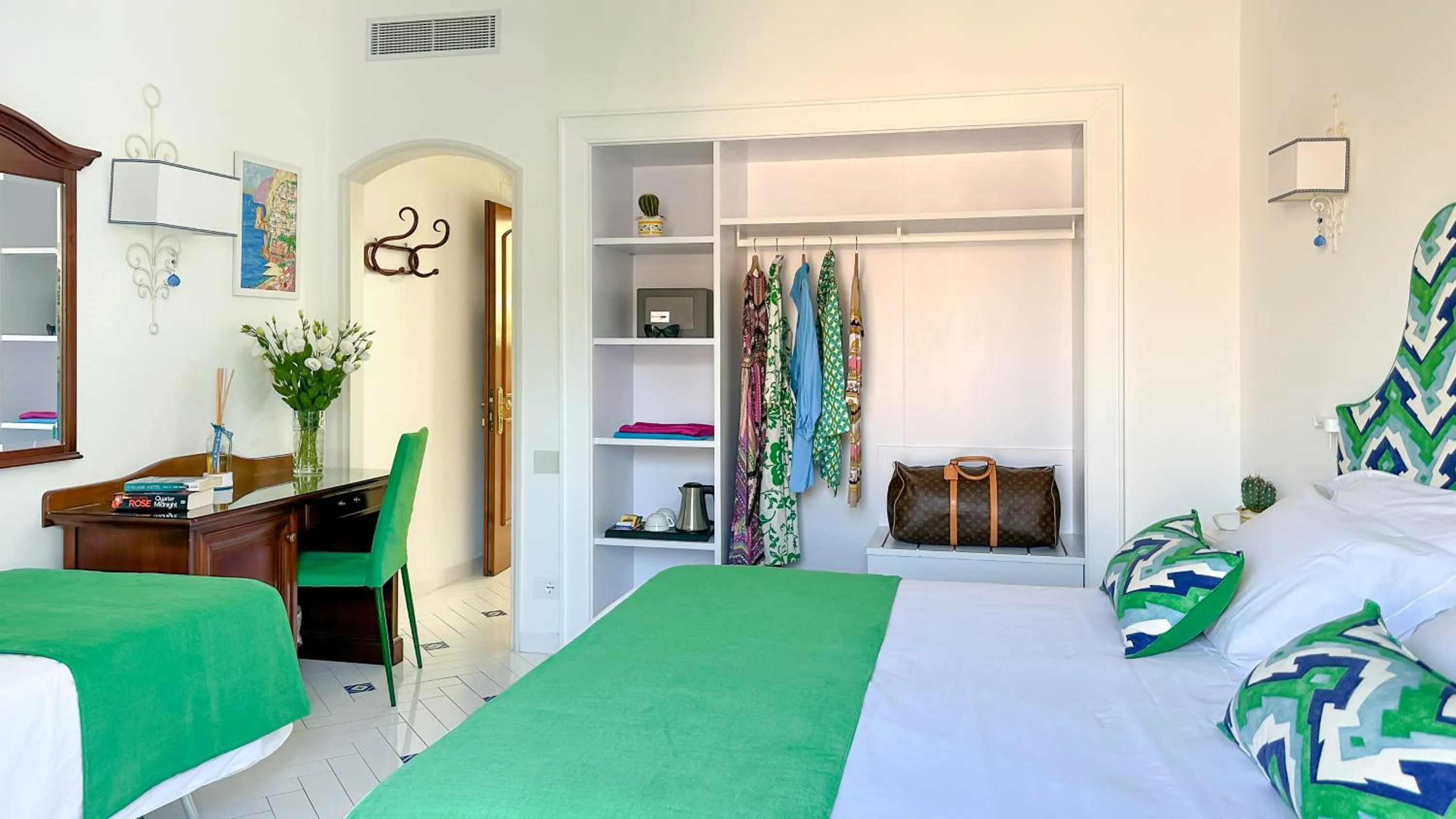 Bed in Hotel Villa Di Sorrento