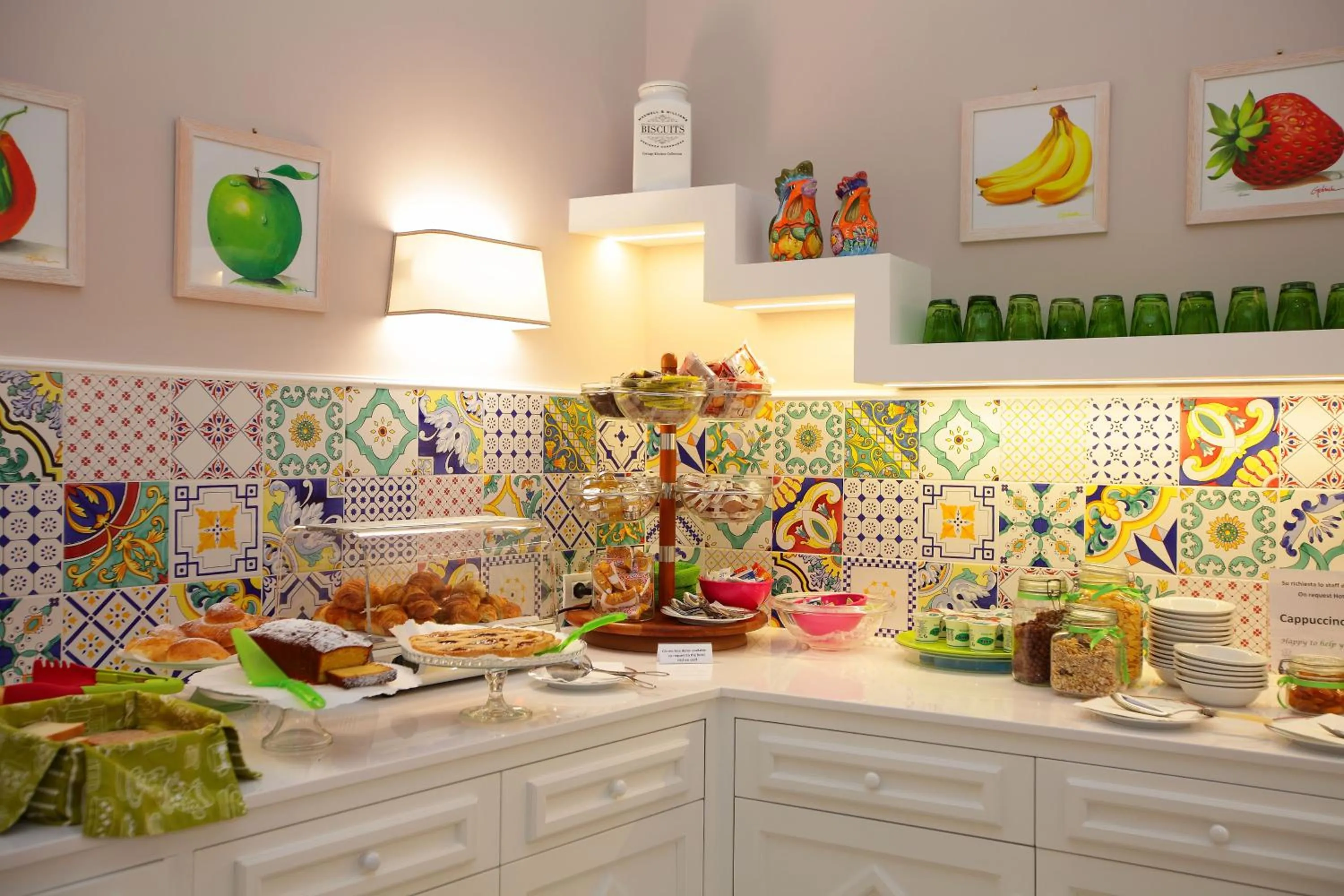 Continental breakfast in Hotel Villa Di Sorrento