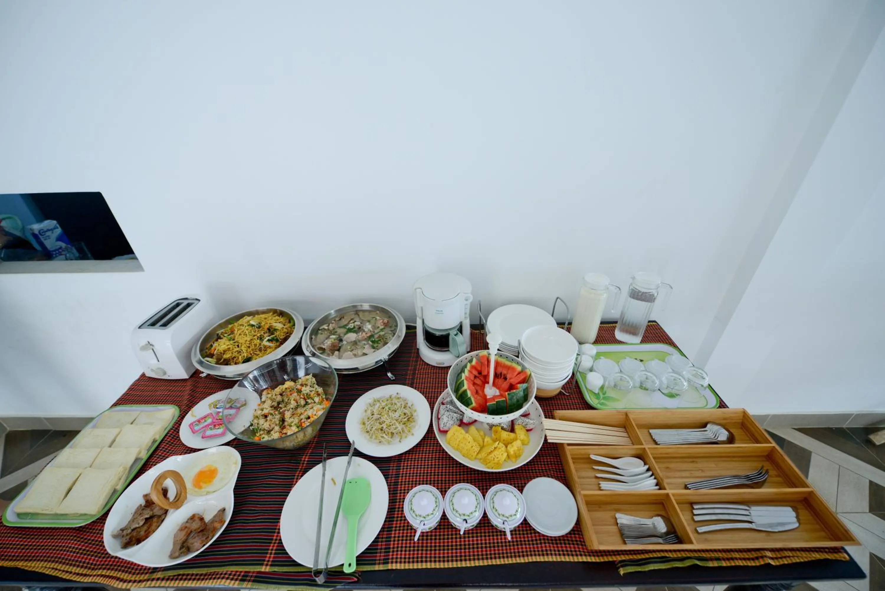 Buffet breakfast in Mowin Boutique Hotel & Residence