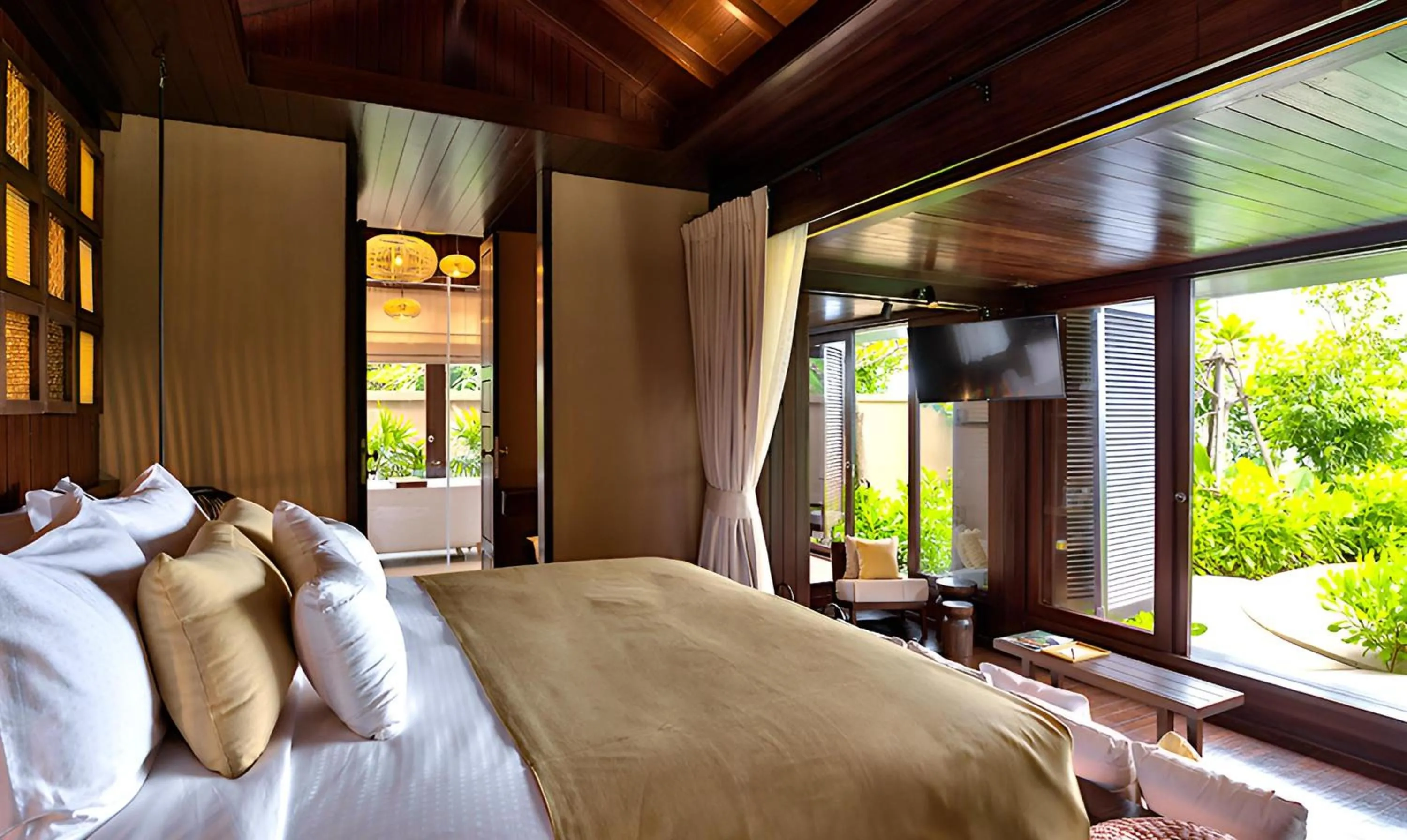 Photo of the whole room, Bed in The Source Herbal Detox Retreat