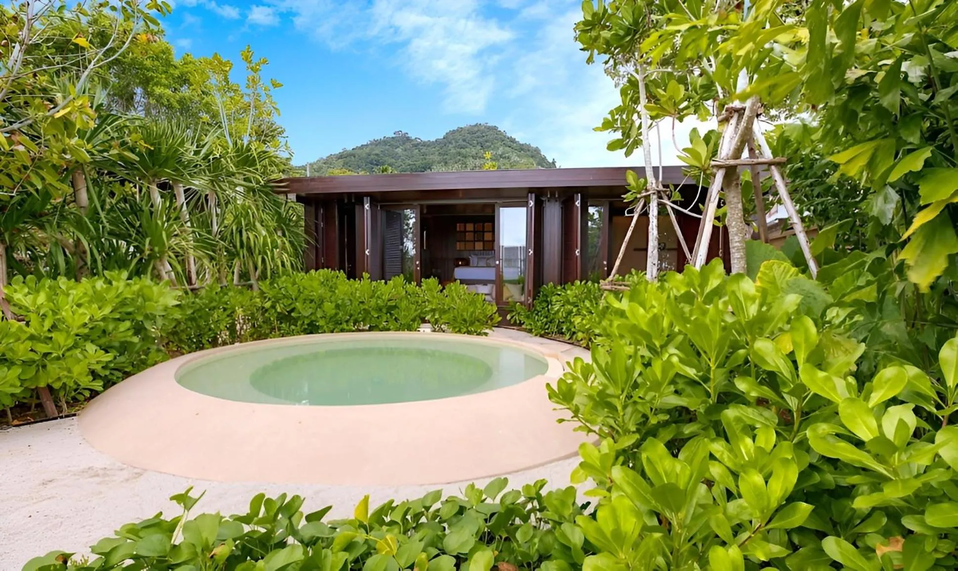 Pool view in The Source Herbal Detox Retreat