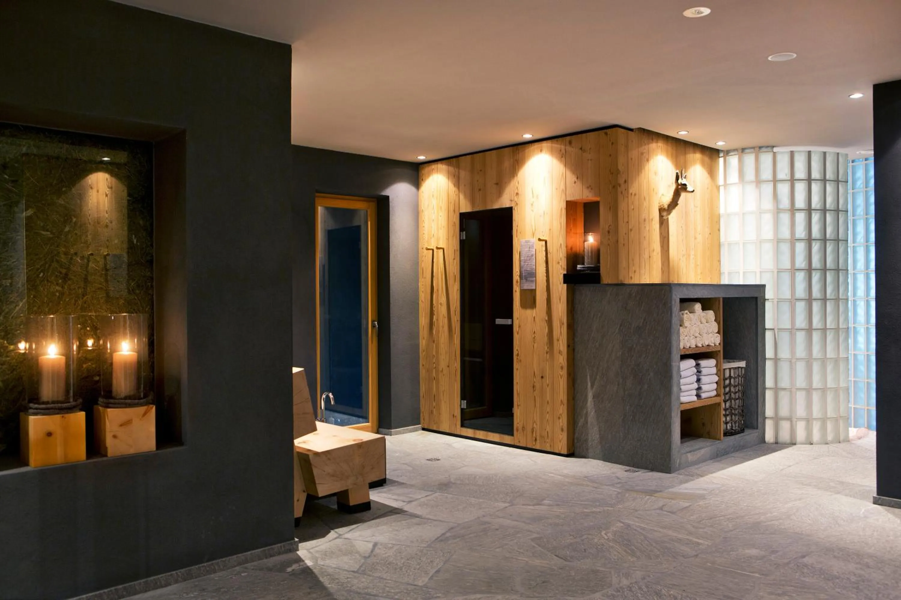 Steam room in ICARO Hotel