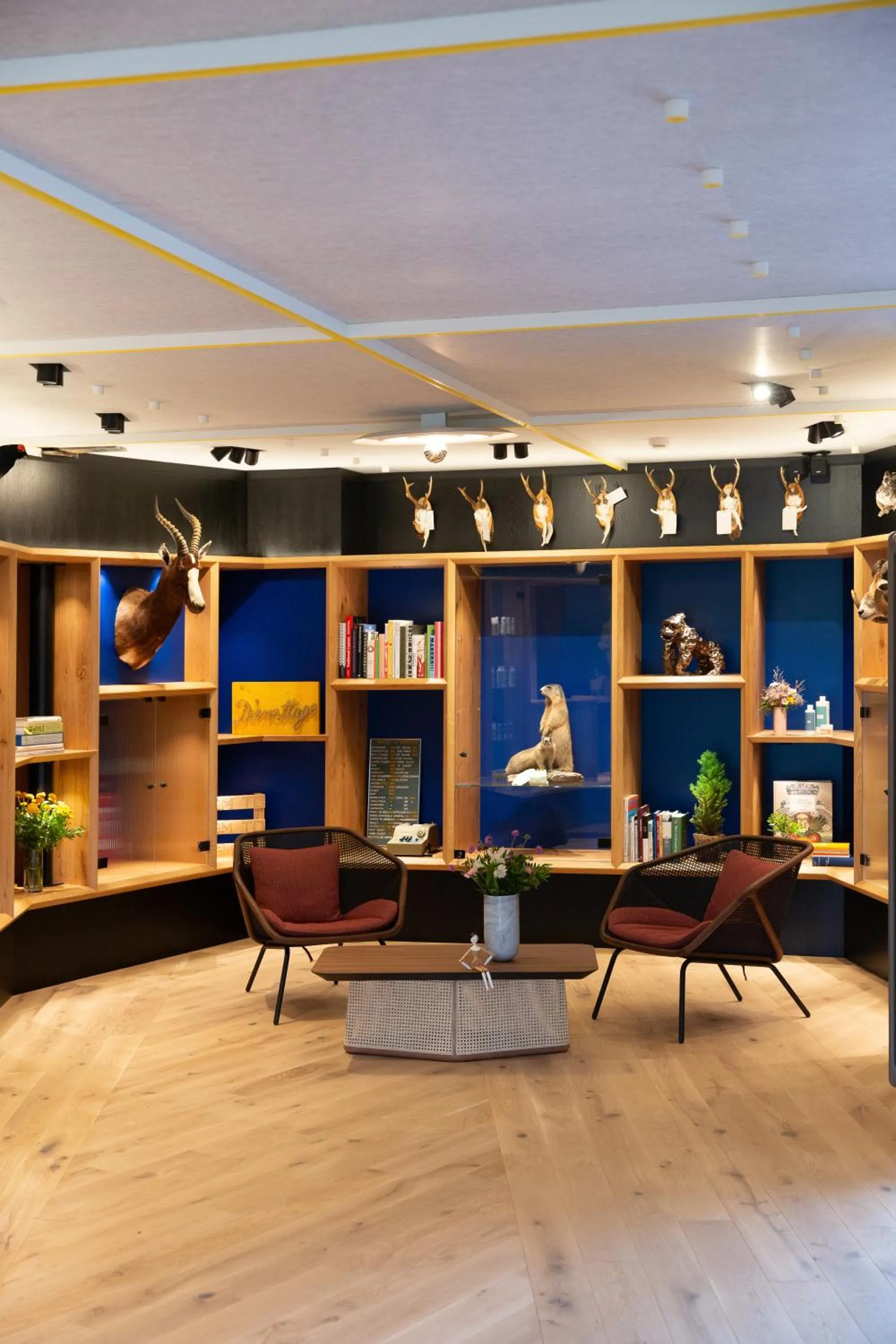Lobby or reception in ICARO Hotel
