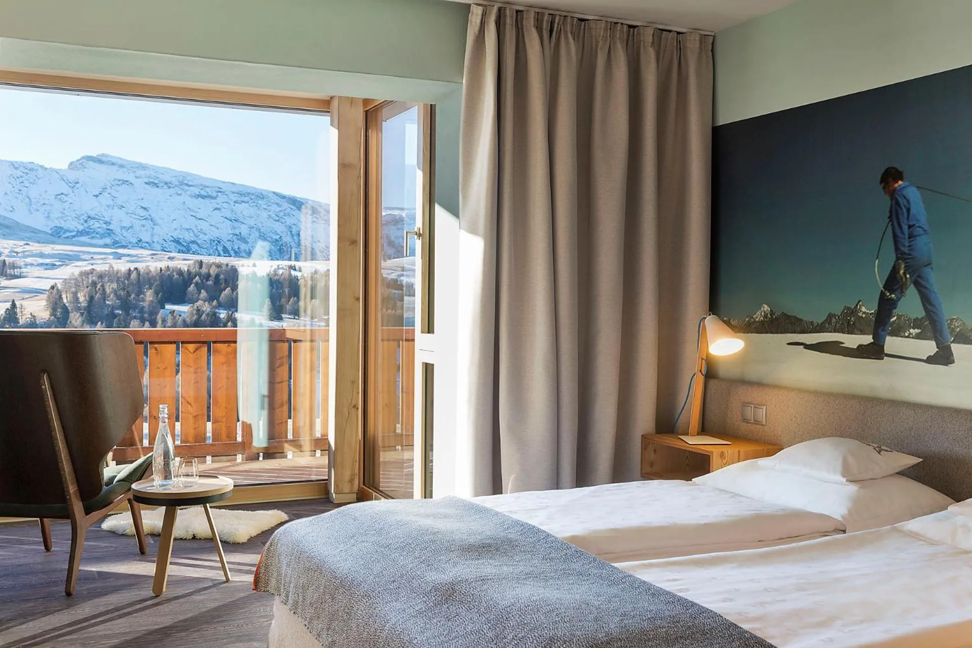 Bedroom, Bed in ICARO Hotel