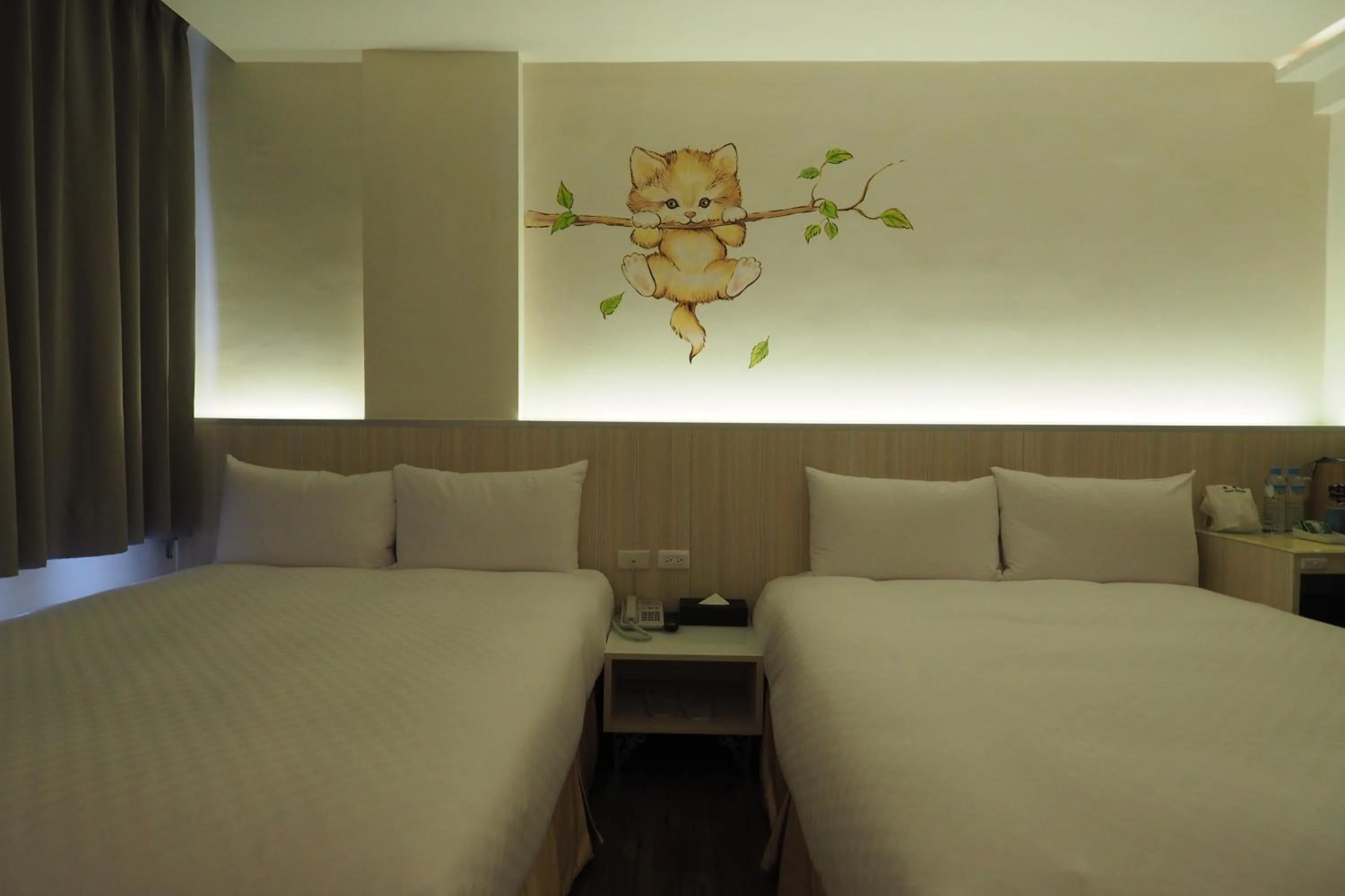 Photo of the whole room, Bed in M Hotel