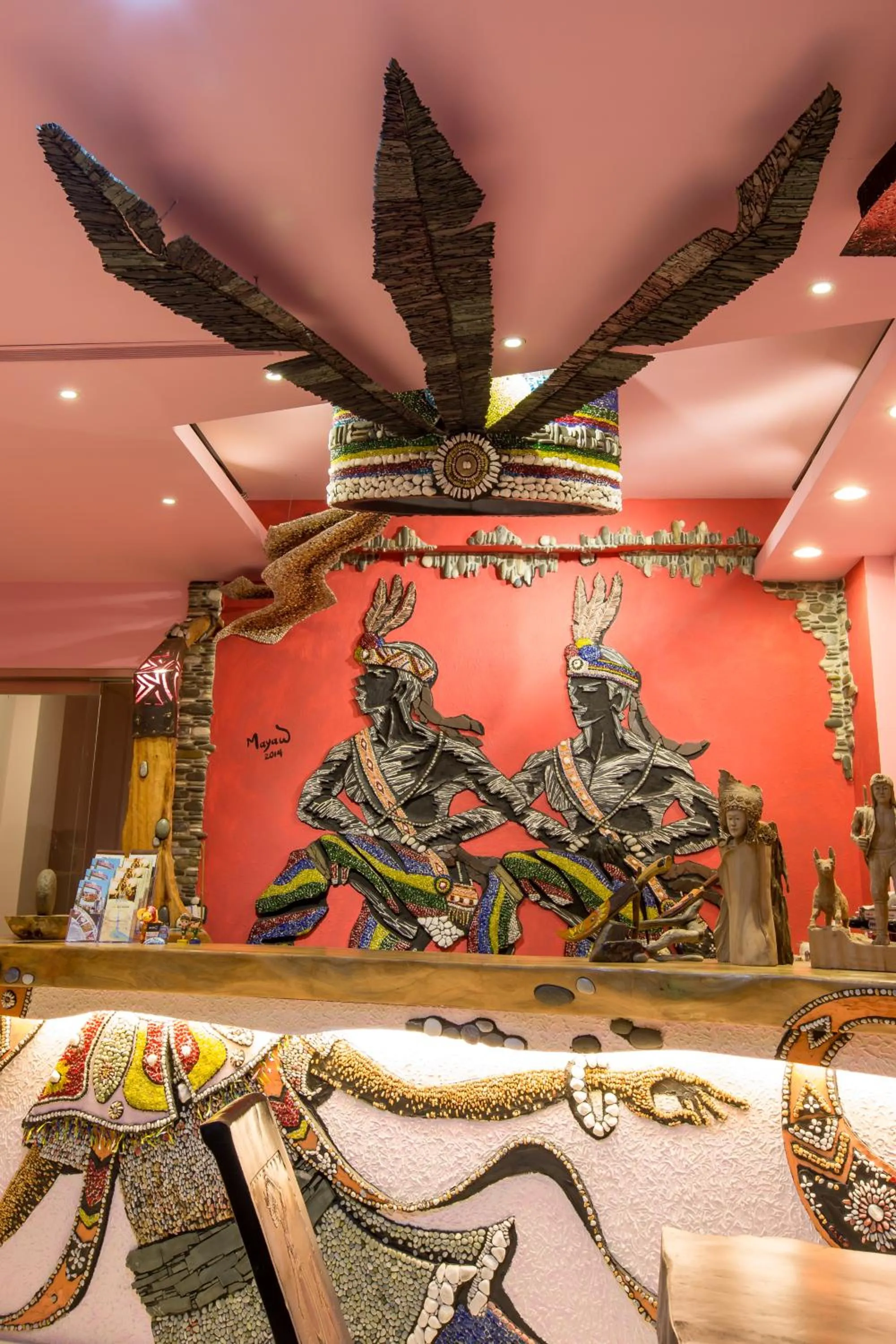 Lobby or reception in Makabahi B&B