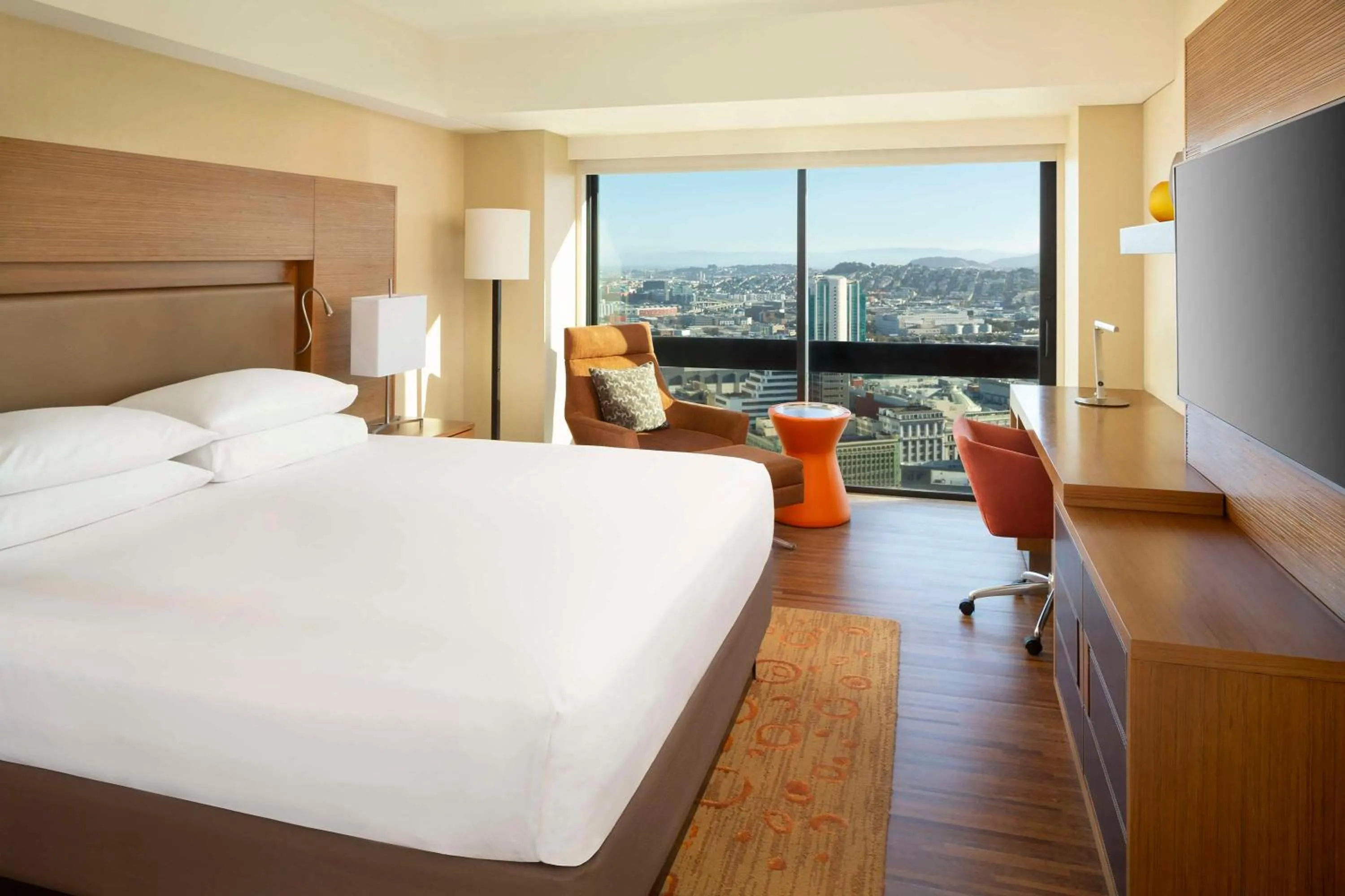 Bedroom, Bed in Grand Hyatt San Francisco Union Square