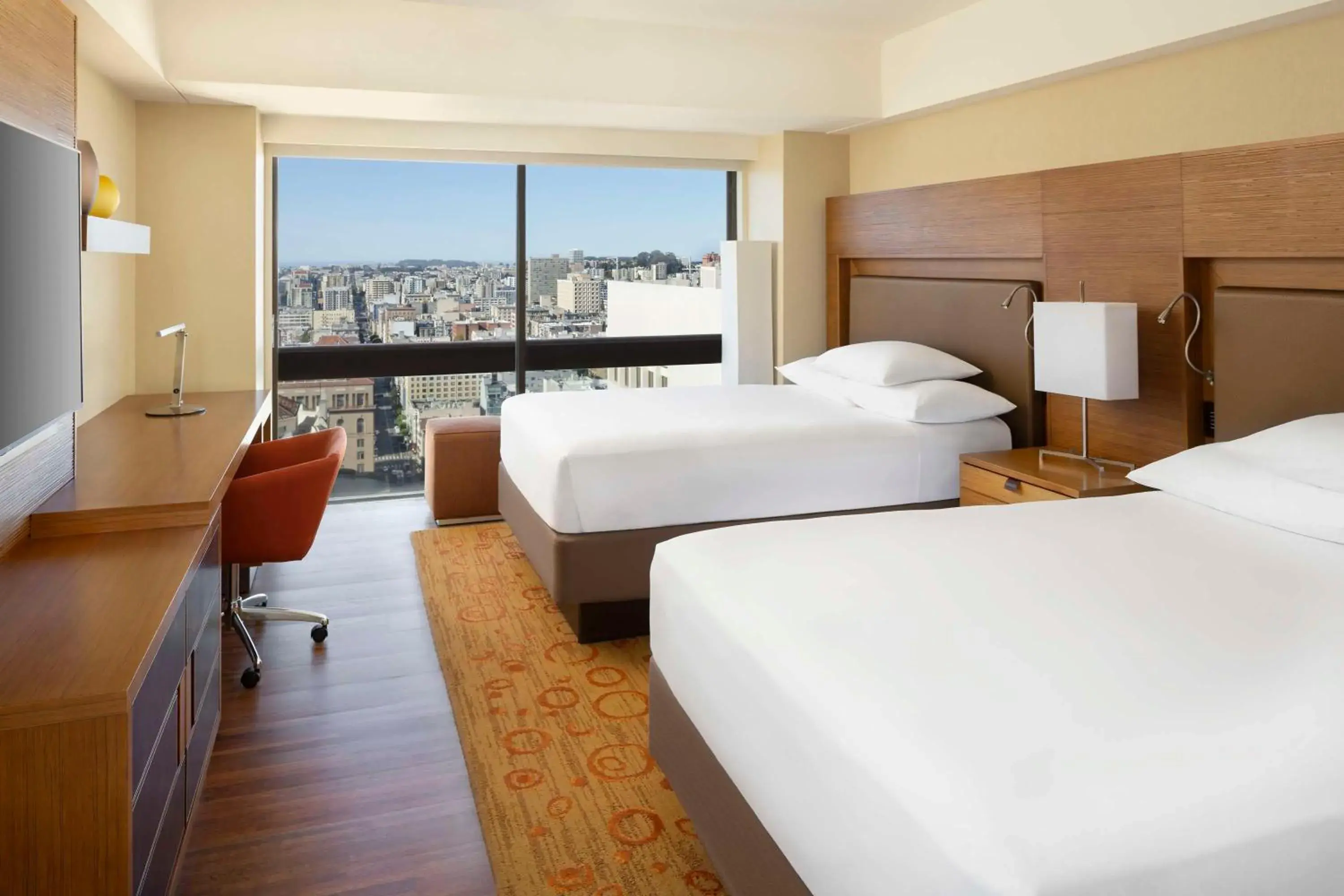 Double Room with Two Double Beds and City View in Grand Hyatt San Francisco Union Square Double Room with Two Double Beds and City View in Grand Hyatt San Francisco Union Square