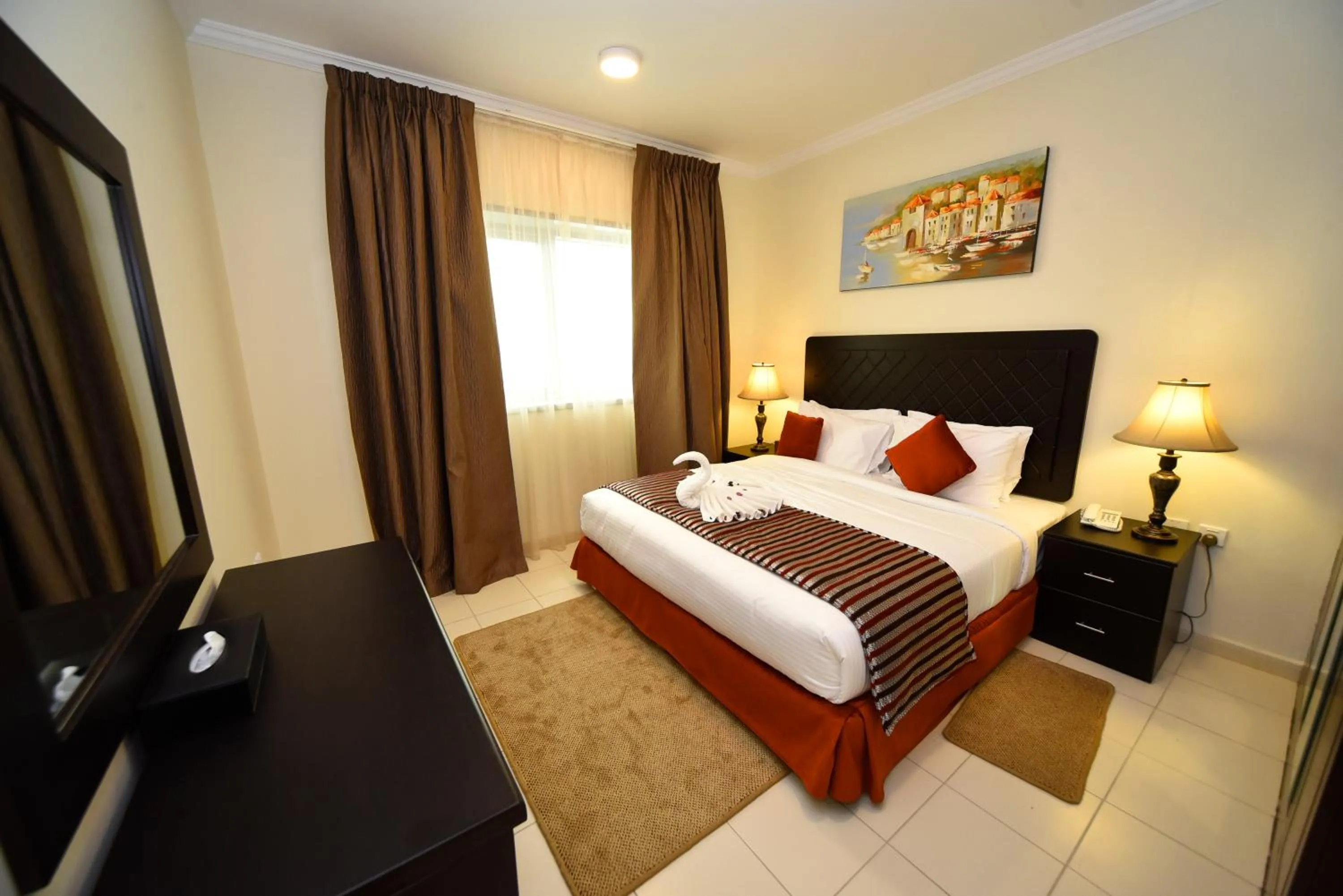 Bed in Alain Hotel Ajman