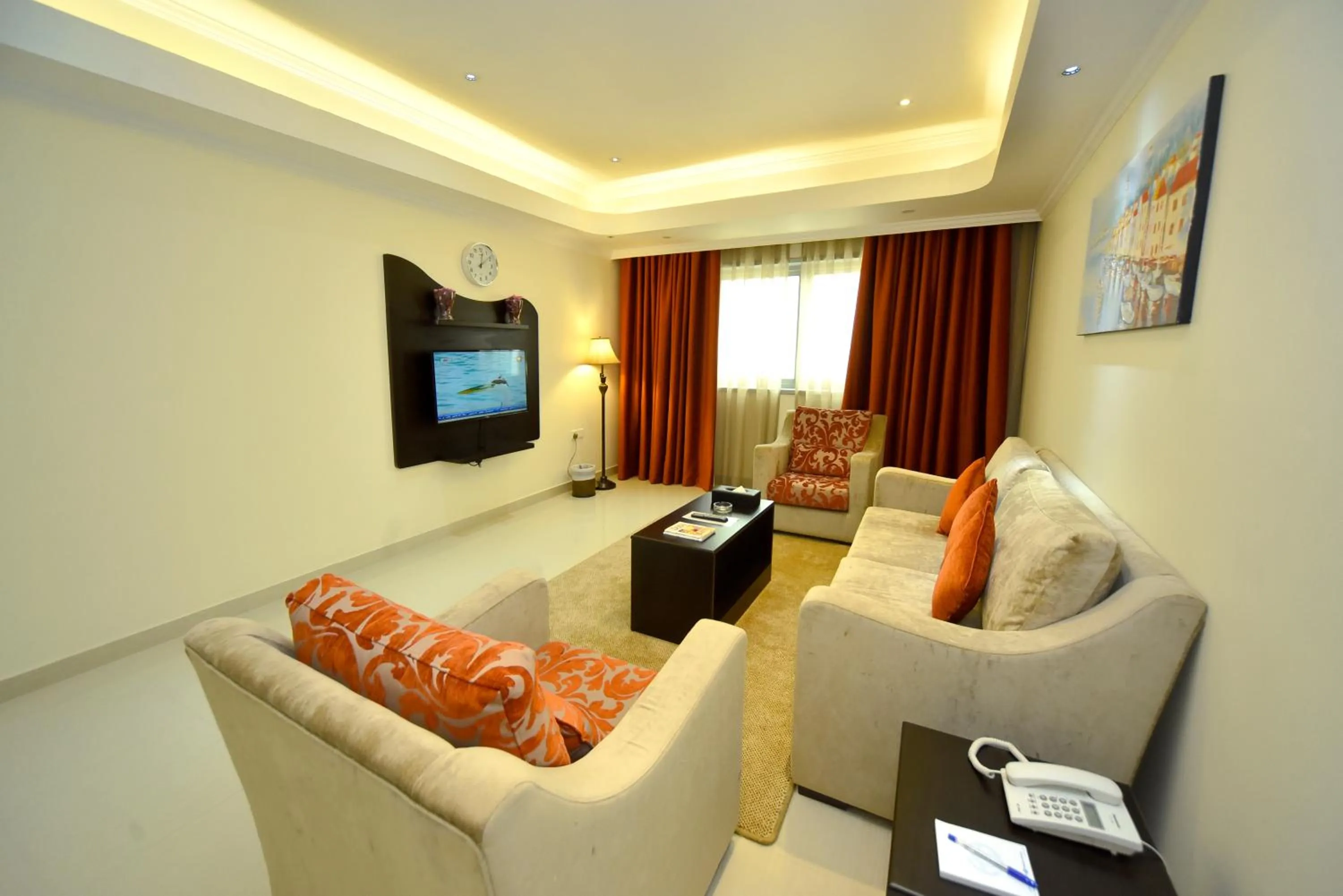 Living room in Alain Hotel Ajman
