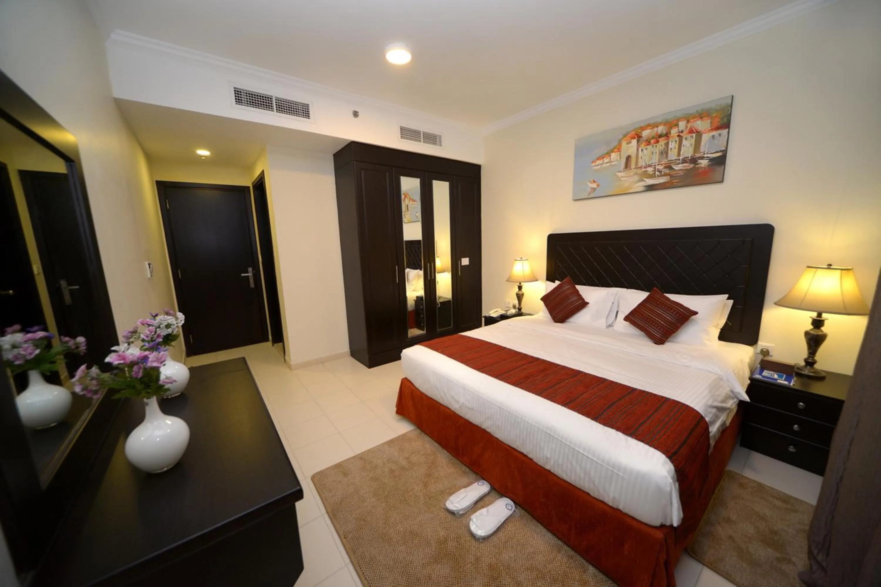 Bed in Alain Hotel Ajman