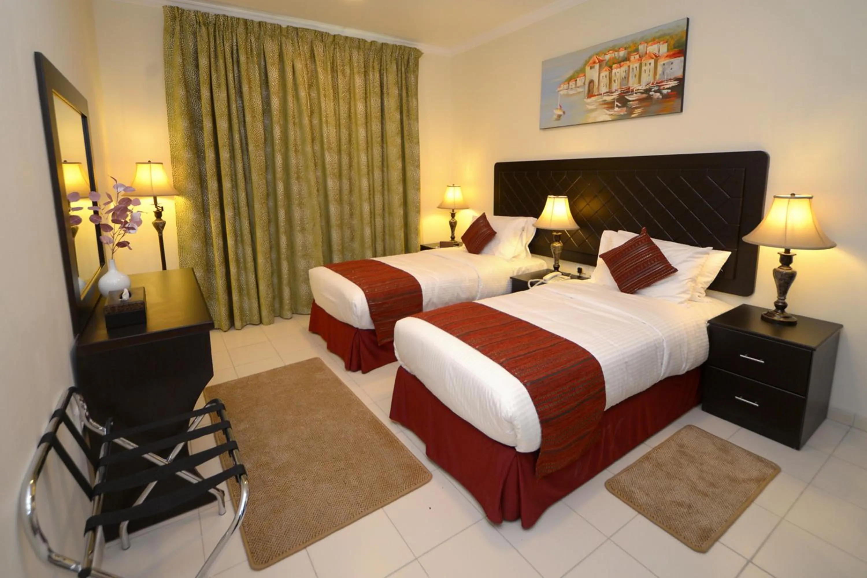 Bed in Alain Hotel Ajman