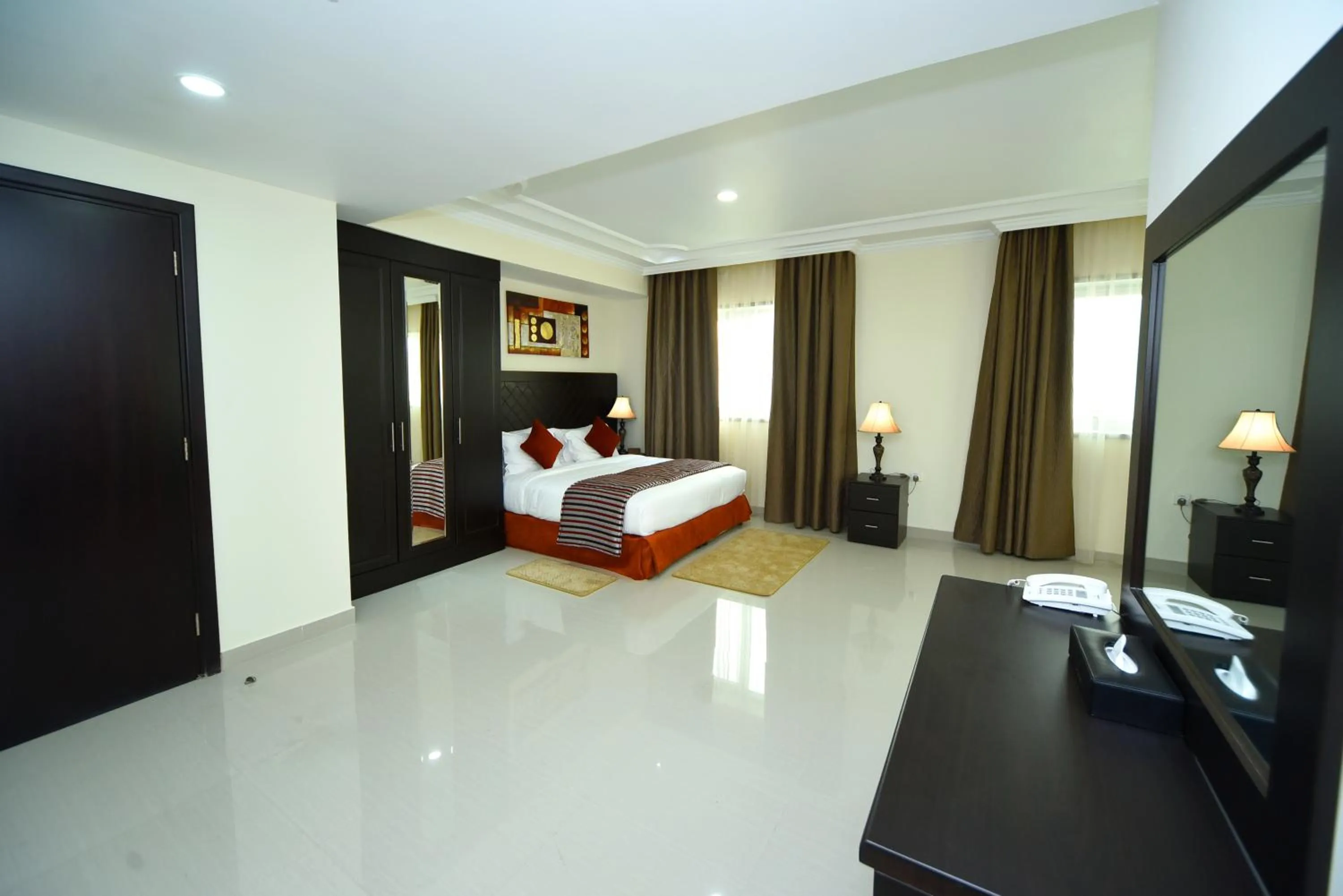 Bed in Alain Hotel Ajman
