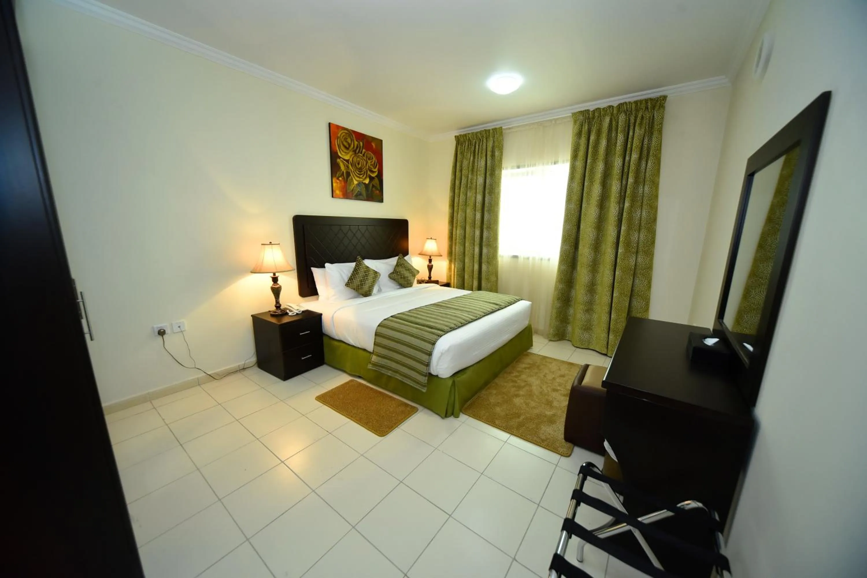 Bed in Alain Hotel Ajman