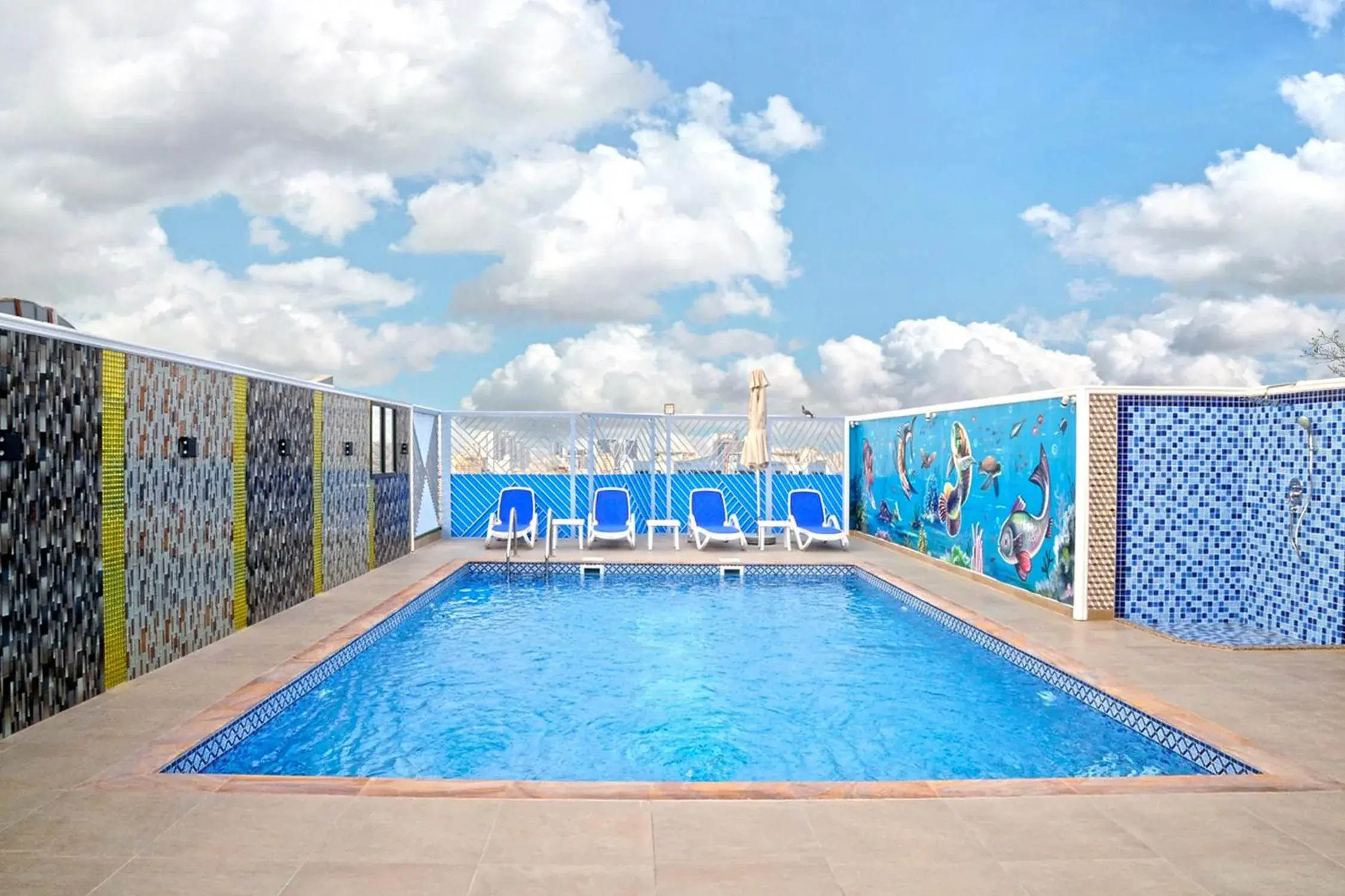 Swimming pool in Alain Hotel Ajman Swimming pool in Alain Hotel Ajman