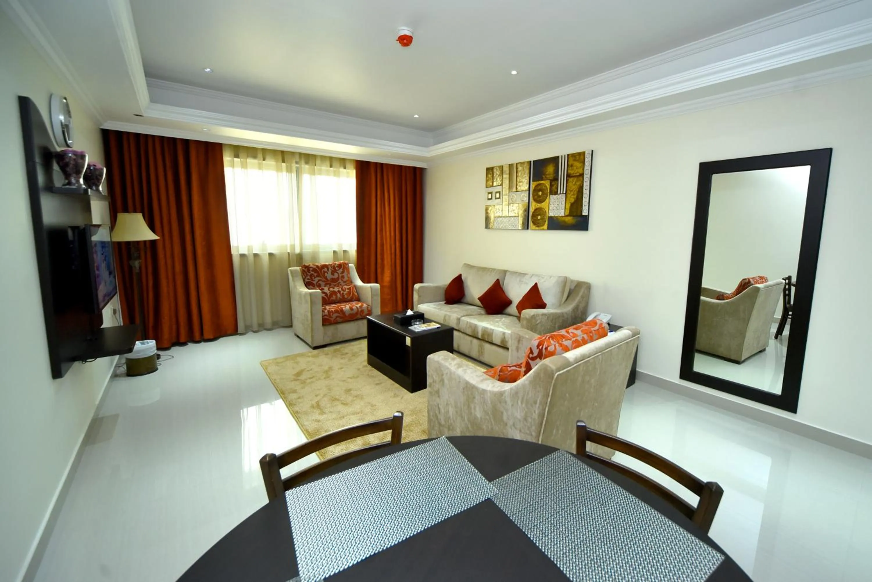 Living room in Alain Hotel Ajman