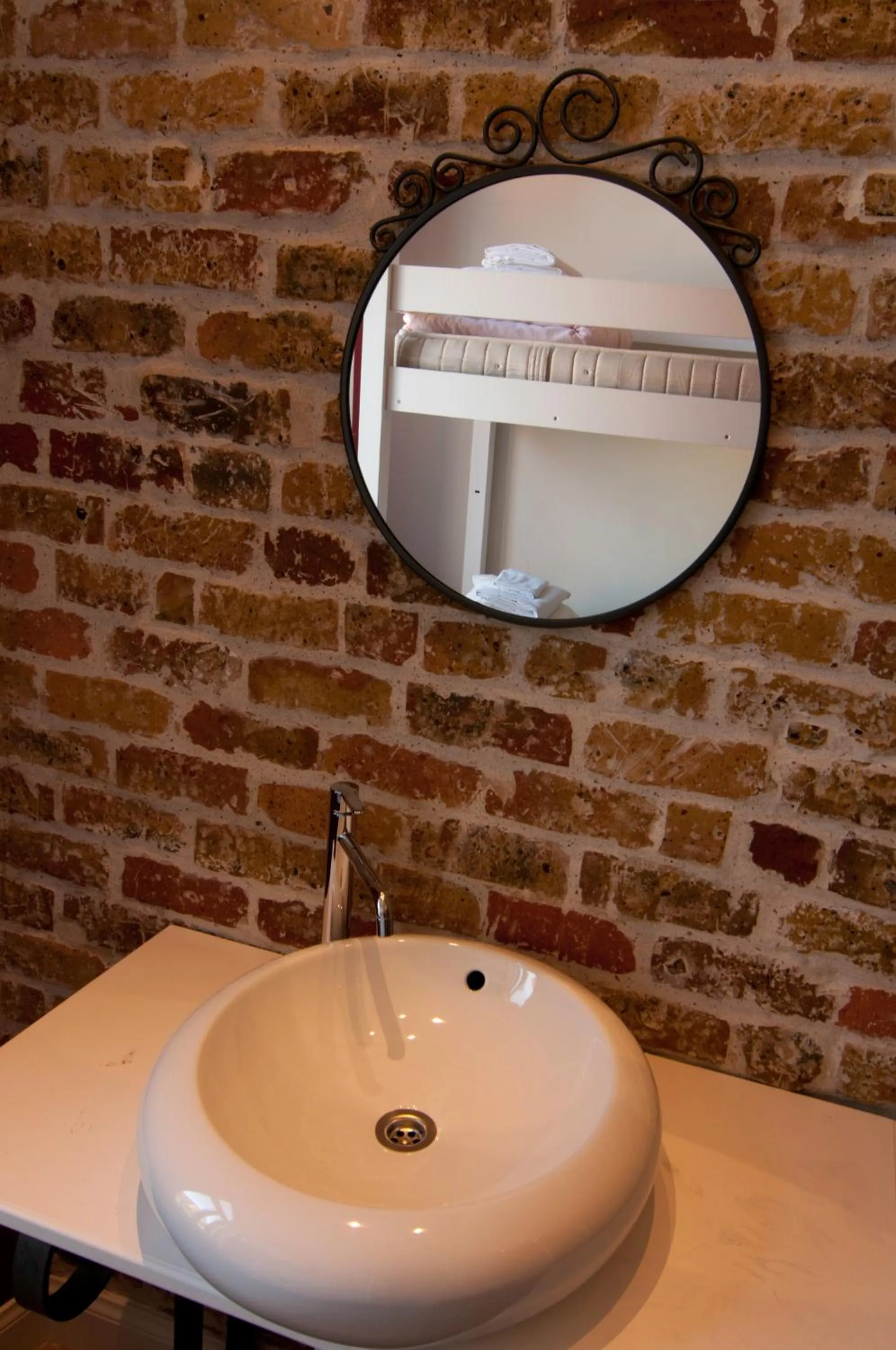 Decorative detail in Hostel Lybeer Bruges