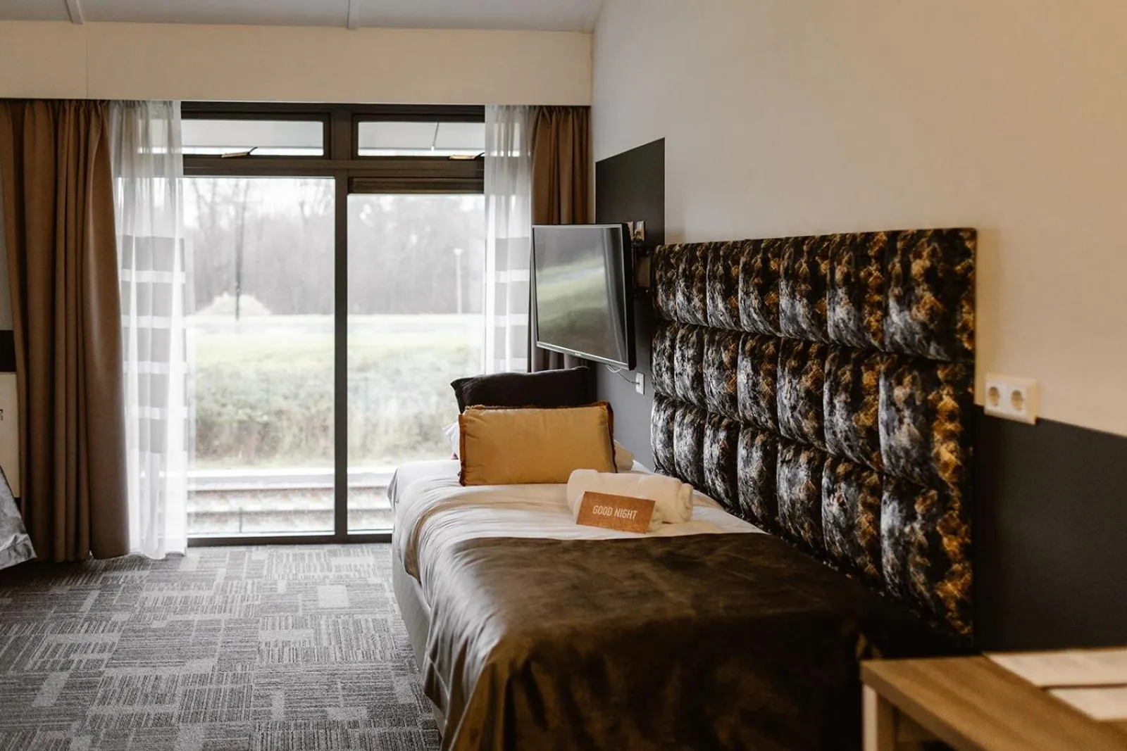 Bed in Hotel Torpedoloods