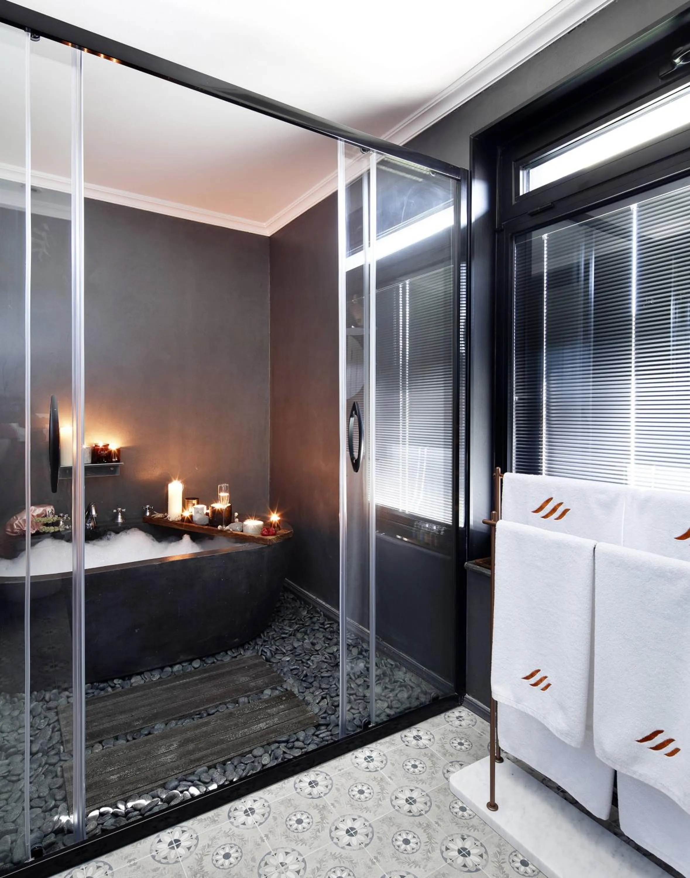 Bathroom in Alacatı Port Ladera Hotel - Adult Only