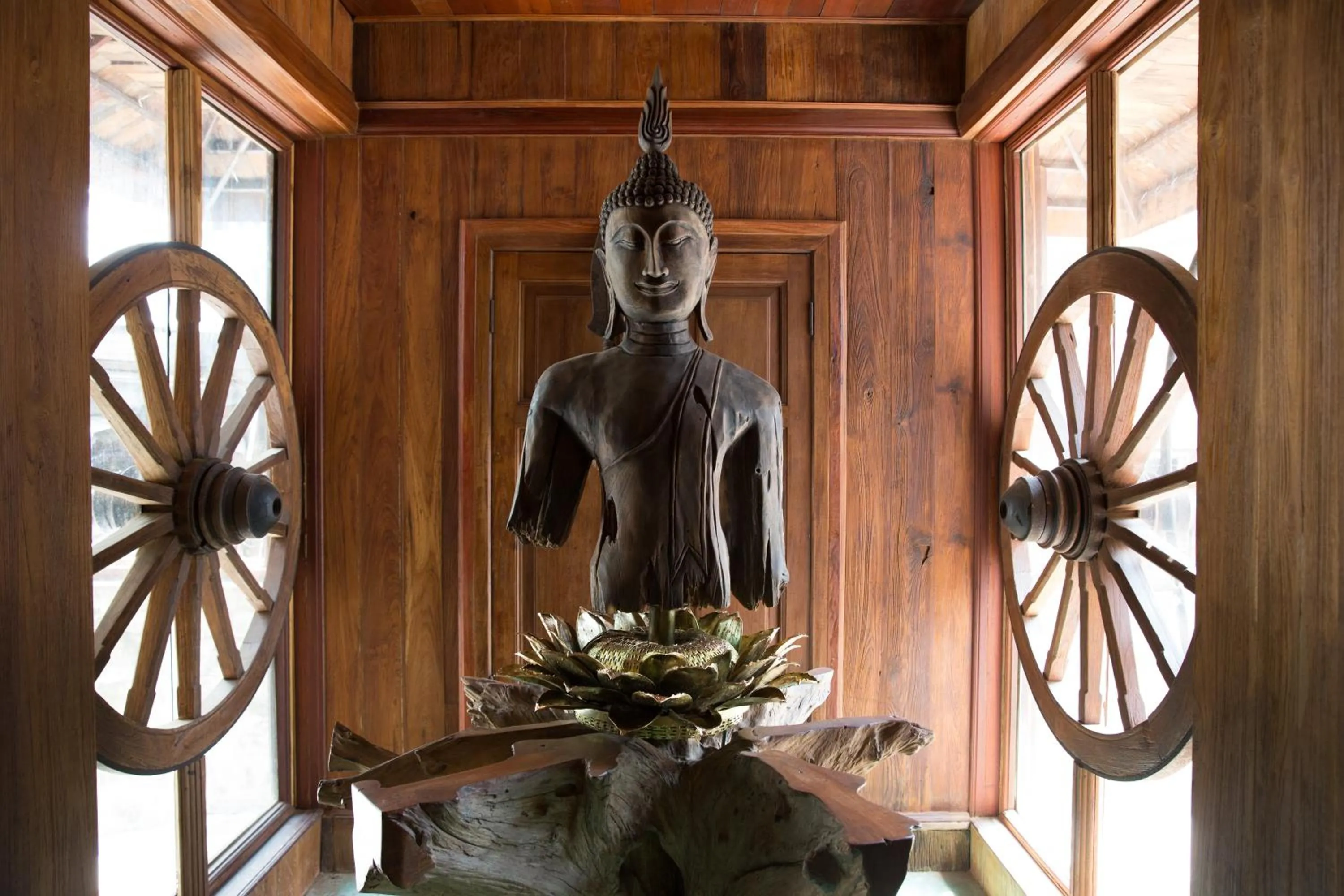 Decorative detail in True Siam Rangnam Hotel