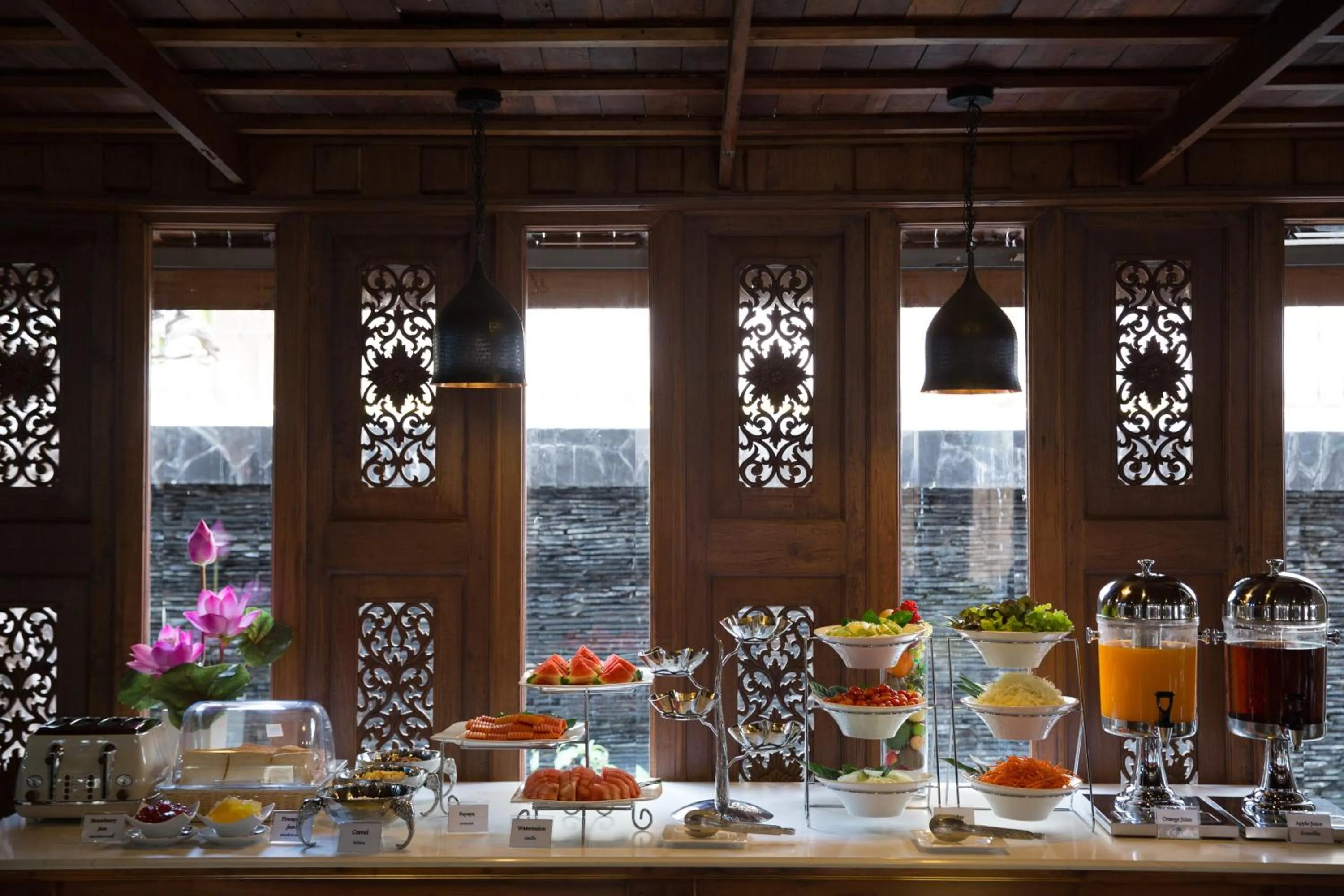 Breakfast in True Siam Rangnam Hotel