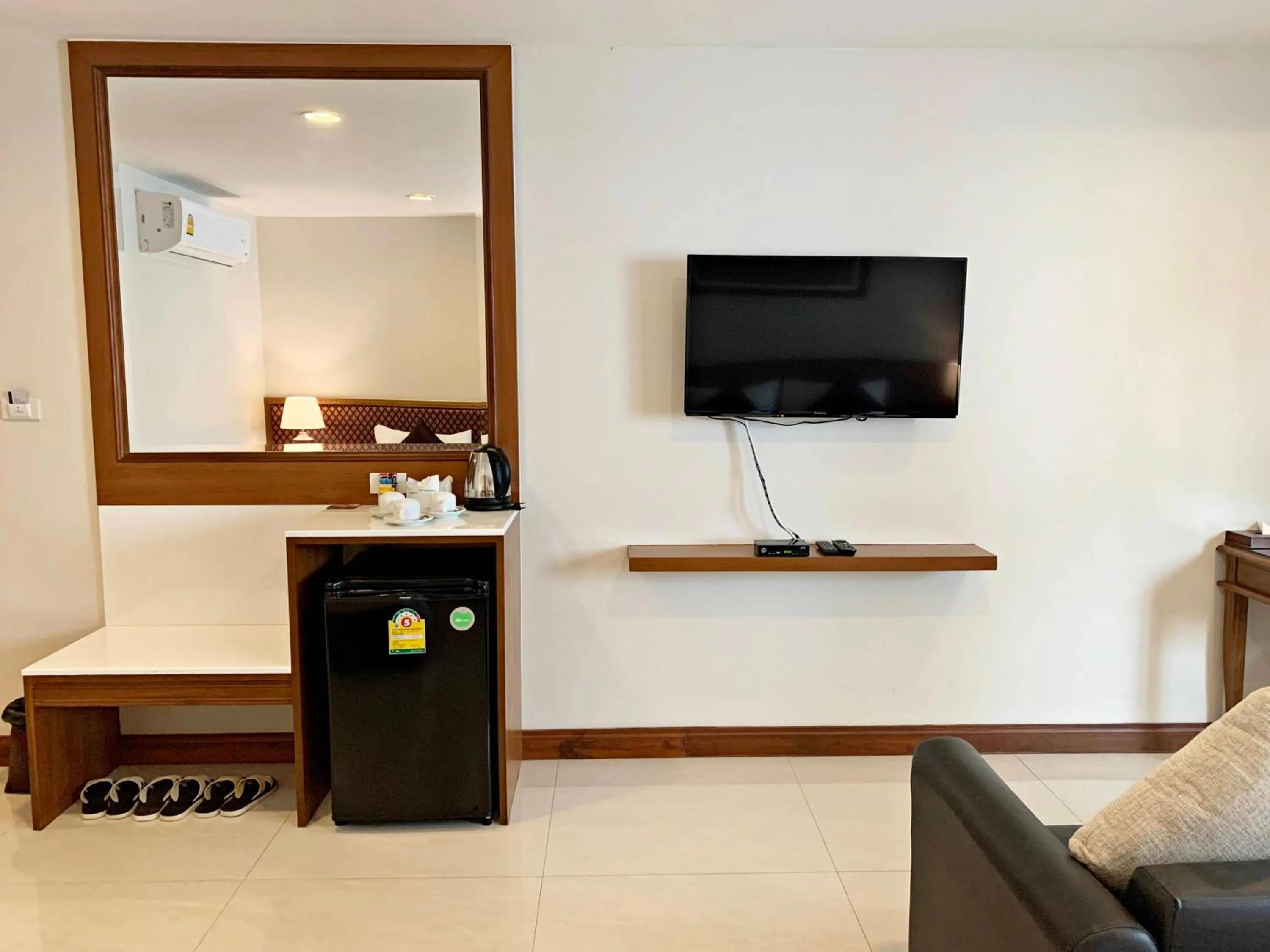 TV and multimedia in True Siam Rangnam Hotel