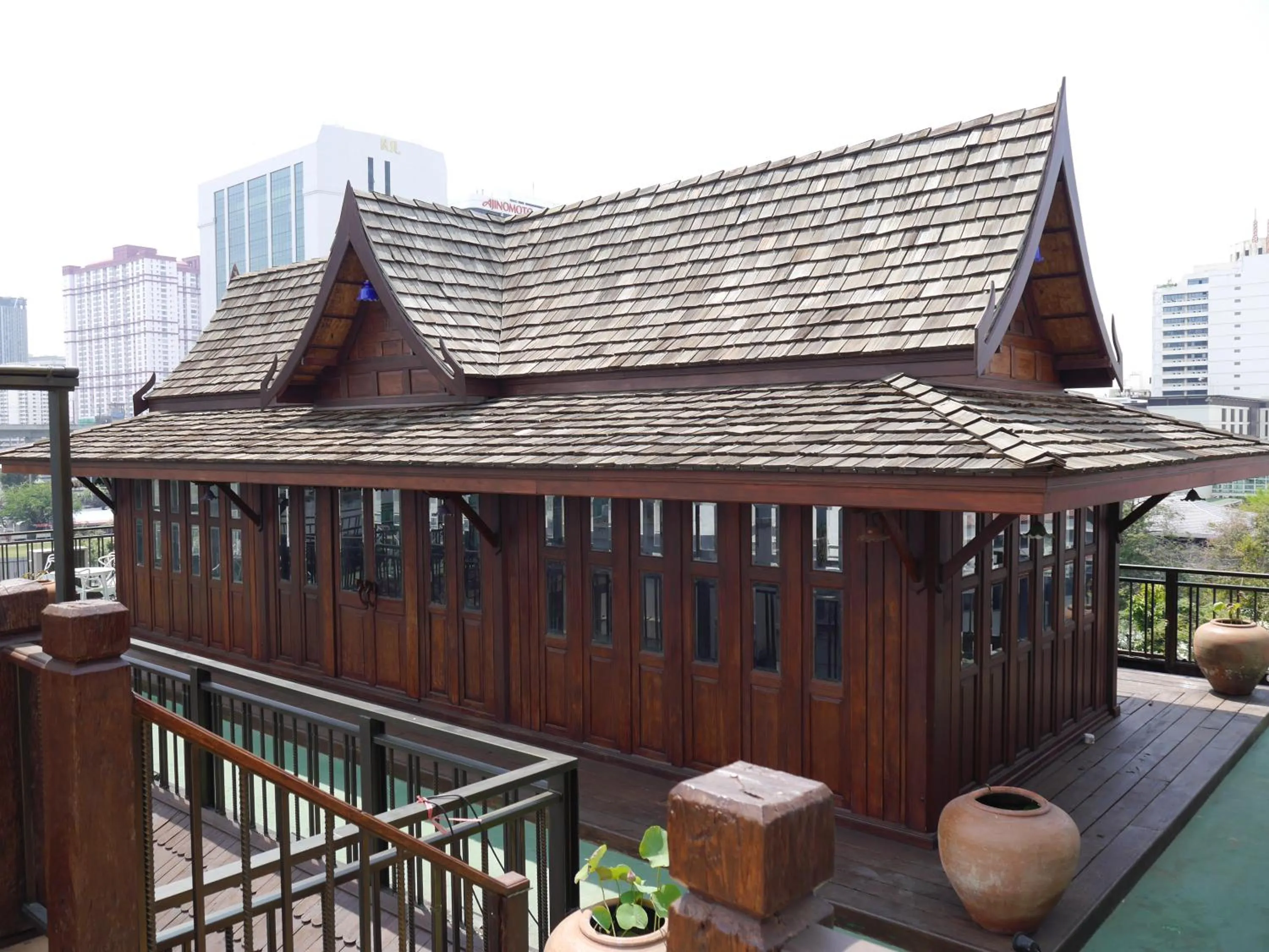 Property building in True Siam Rangnam Hotel