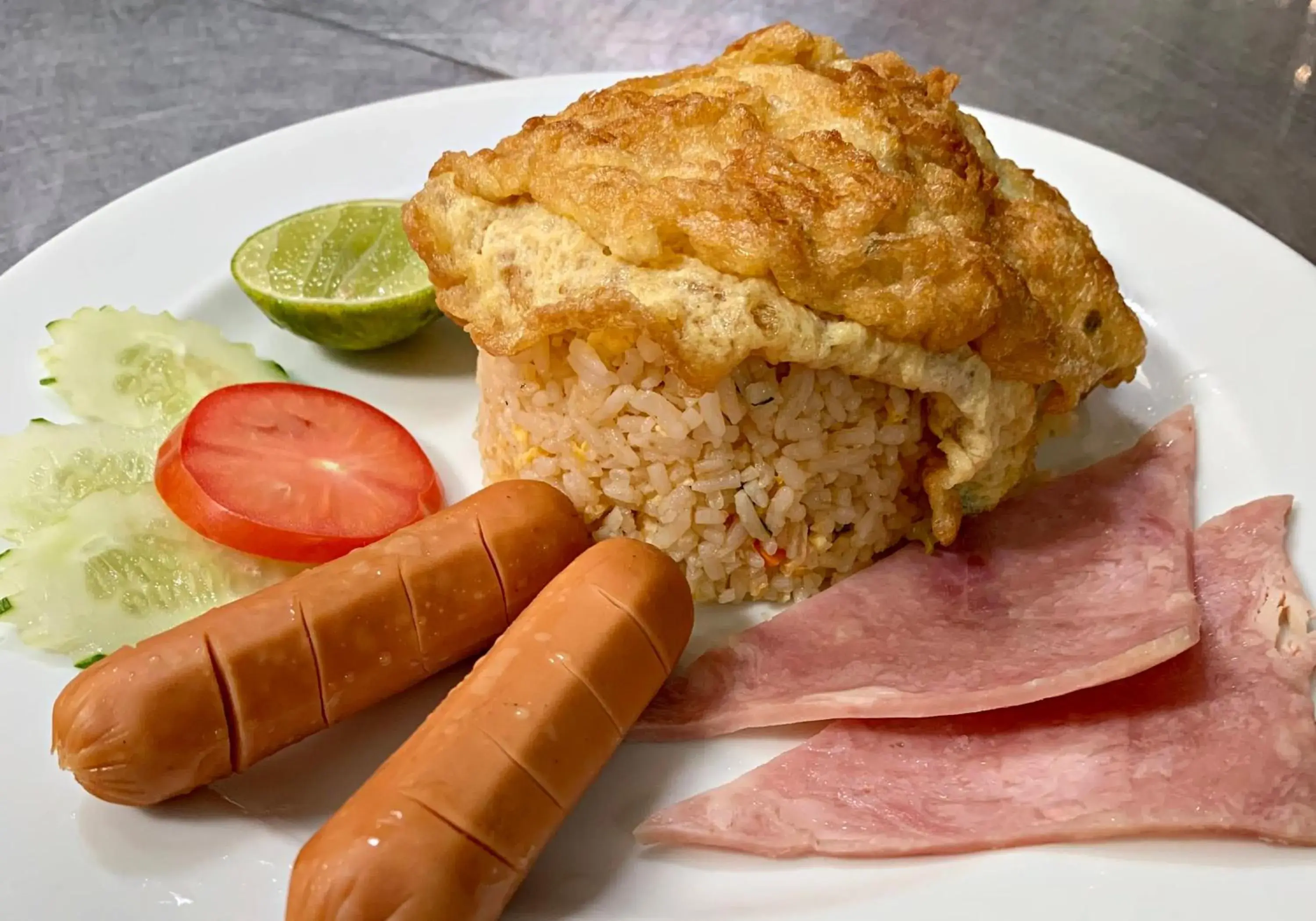 Asian breakfast in True Siam Rangnam Hotel Asian breakfast in True Siam Rangnam Hotel