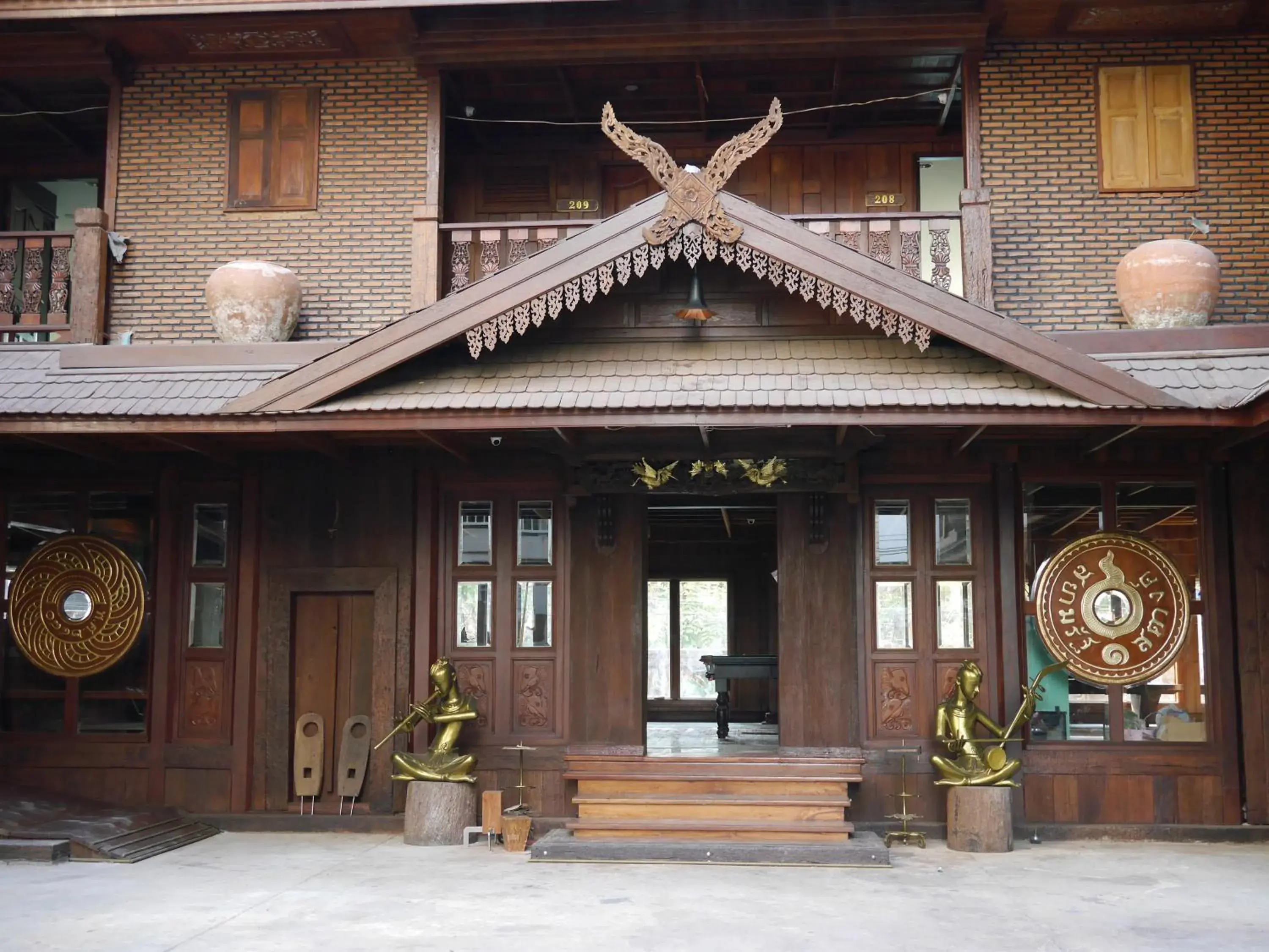 Property building in True Siam Rangnam Hotel Property building in True Siam Rangnam Hotel