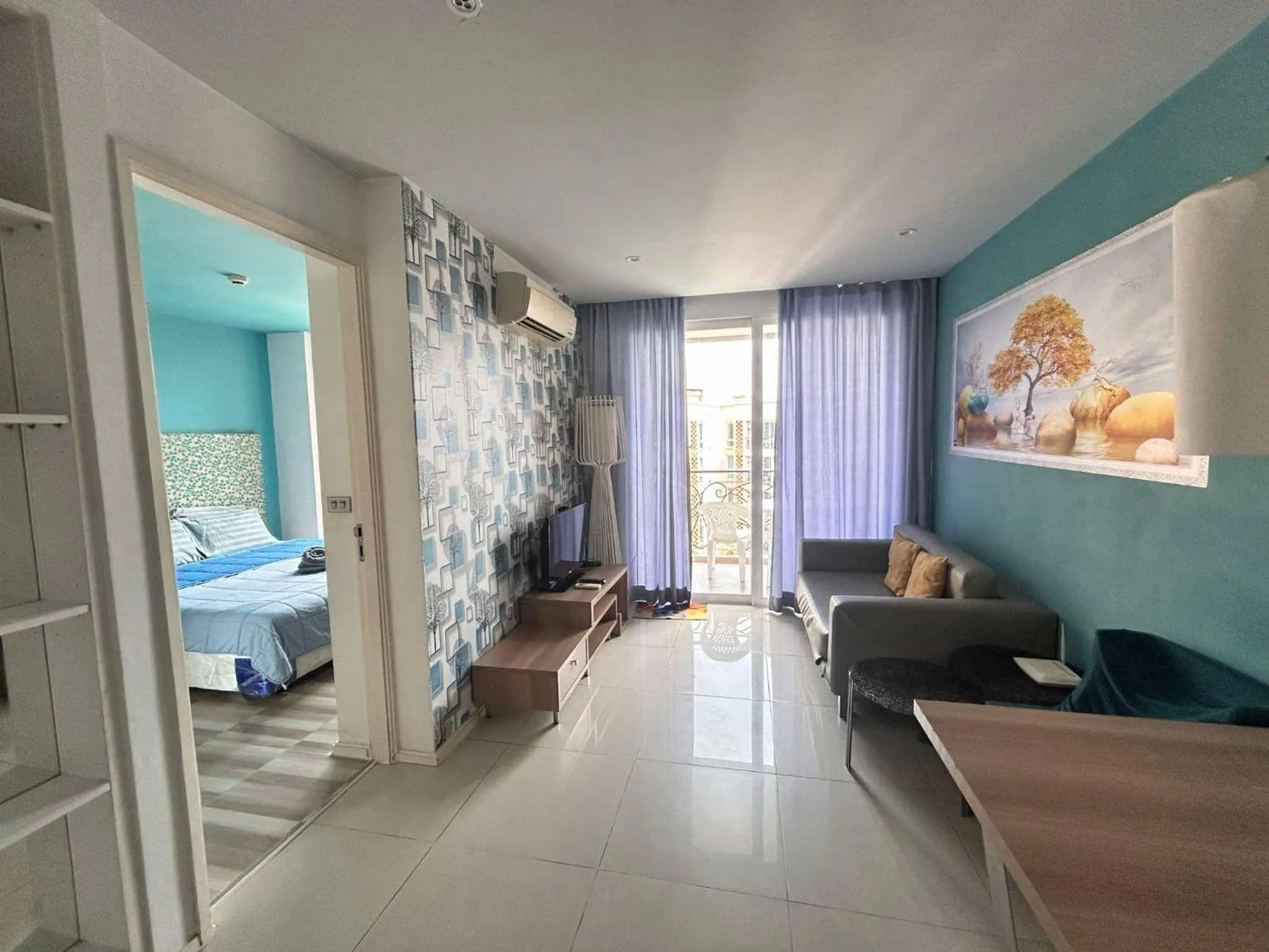 Bed in Atlantic Condo Resort Pattaya by Panisara