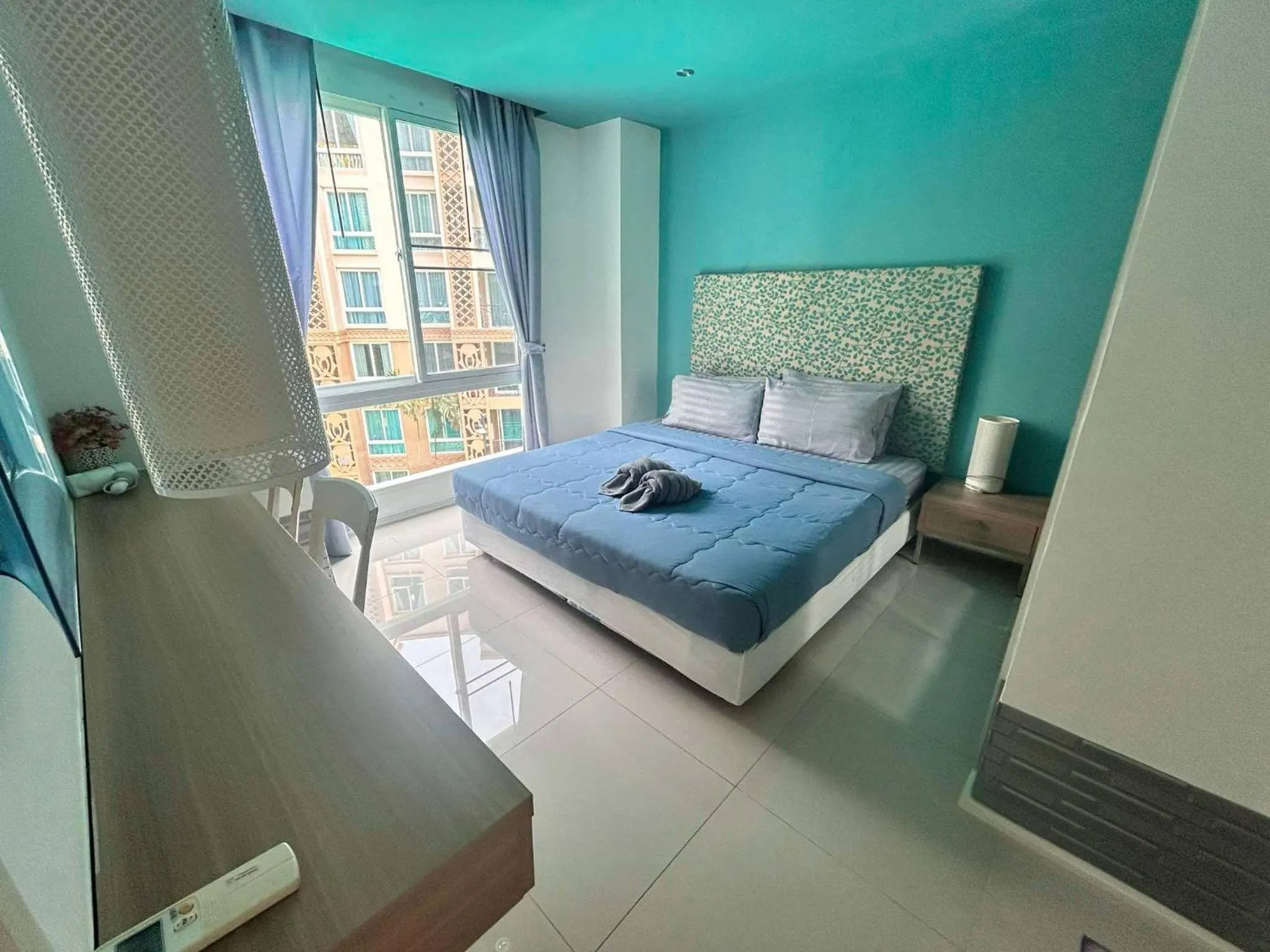 Bed in Atlantic Condo Resort Pattaya by Panisara