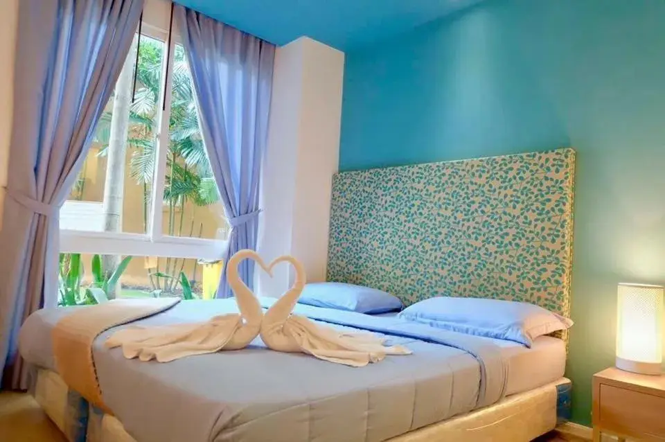 Bed in Atlantic Condo Resort Pattaya by Panisara Bed in Atlantic Condo Resort Pattaya by Panisara