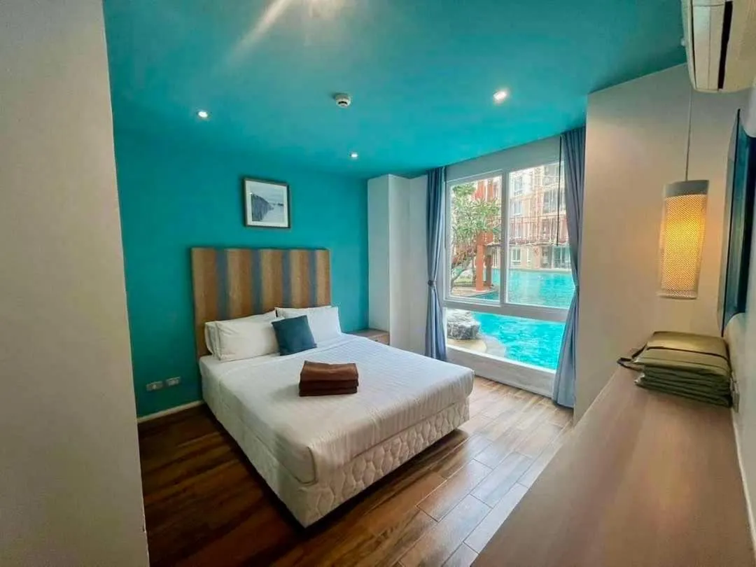 Bed in Atlantic Condo Resort Pattaya by Panisara