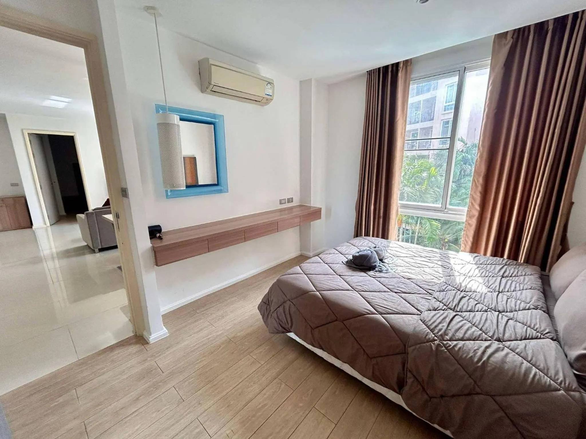 Bed in Atlantic Condo Resort Pattaya by Panisara