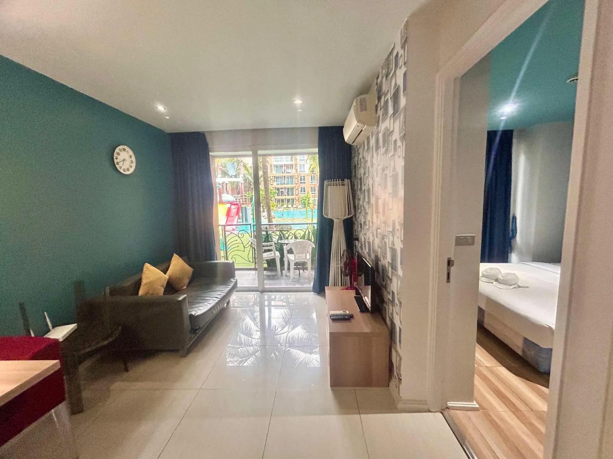 Bed in Atlantic Condo Resort Pattaya by Panisara