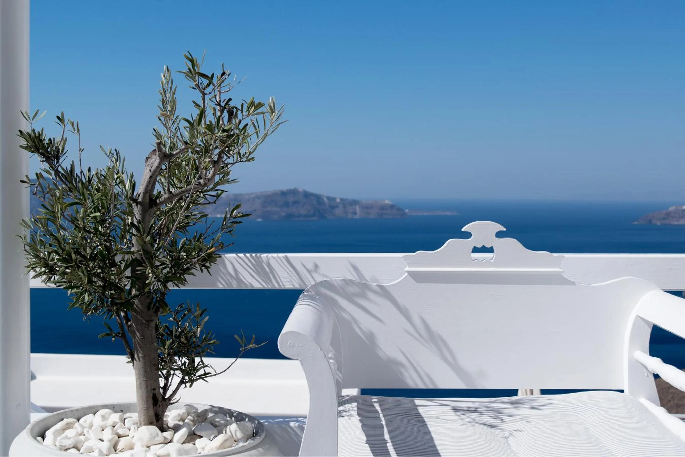 Balcony/Terrace in Hotel Thireas