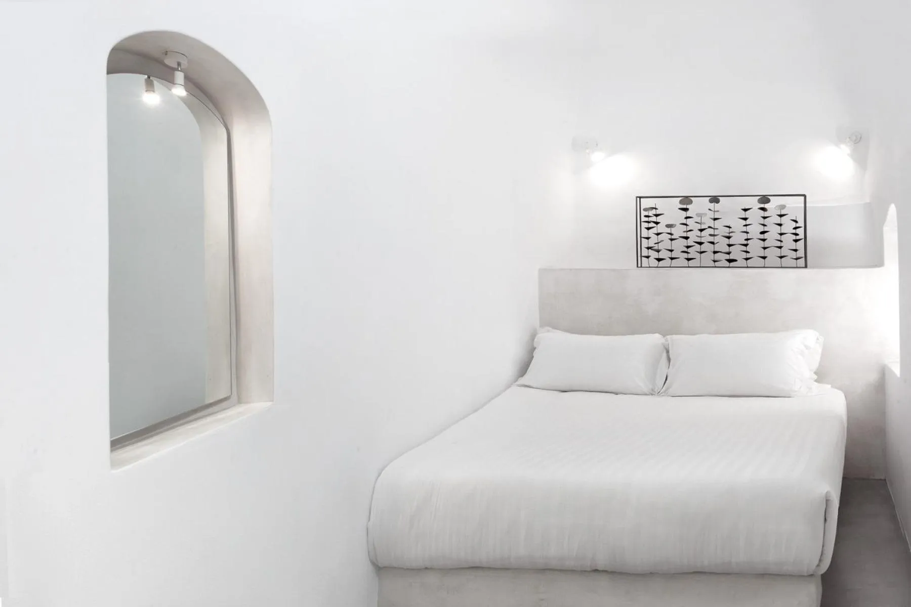 Bedroom, Bed in Hotel Thireas