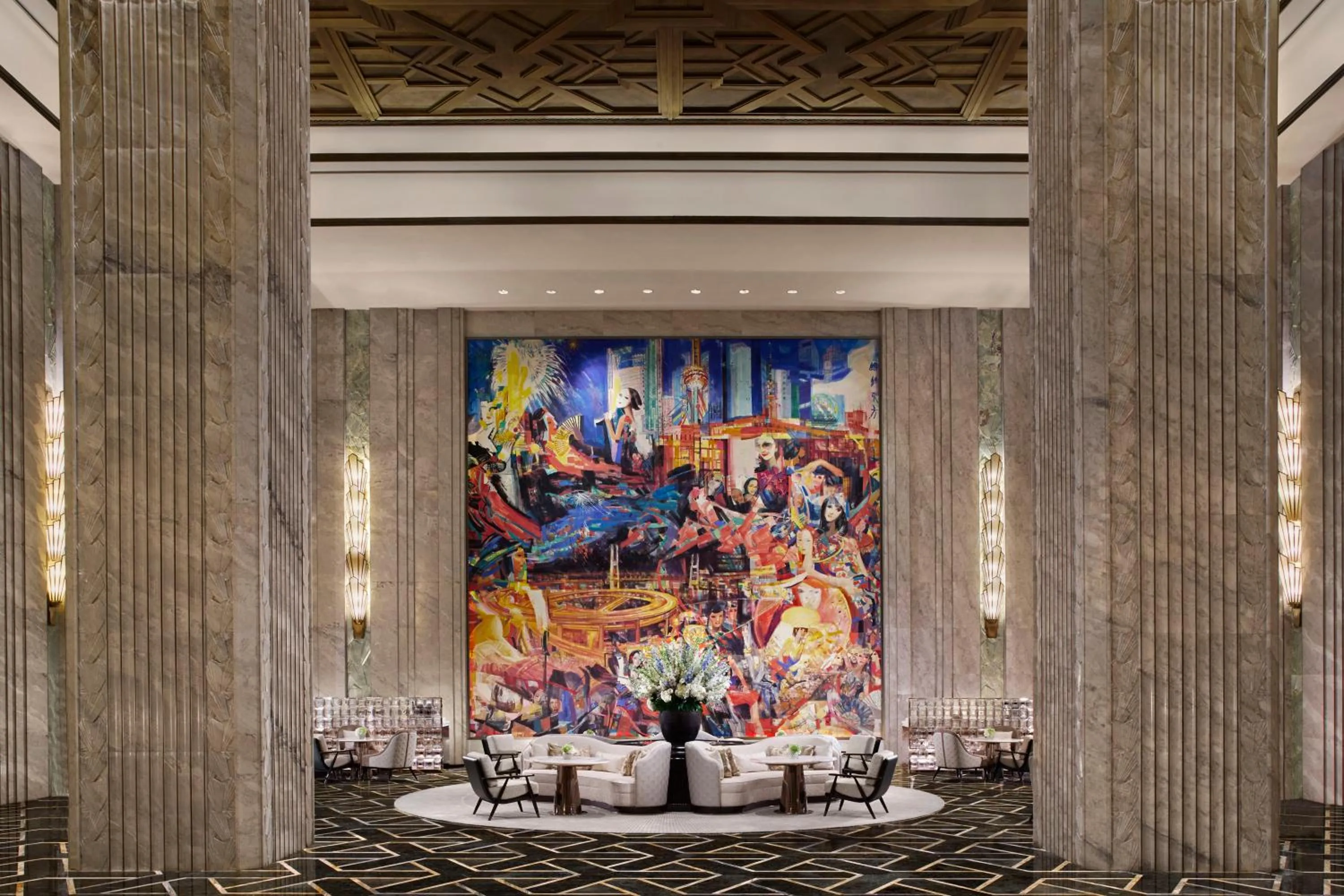 Lobby or reception in The St. Regis on the Bund, Shanghai