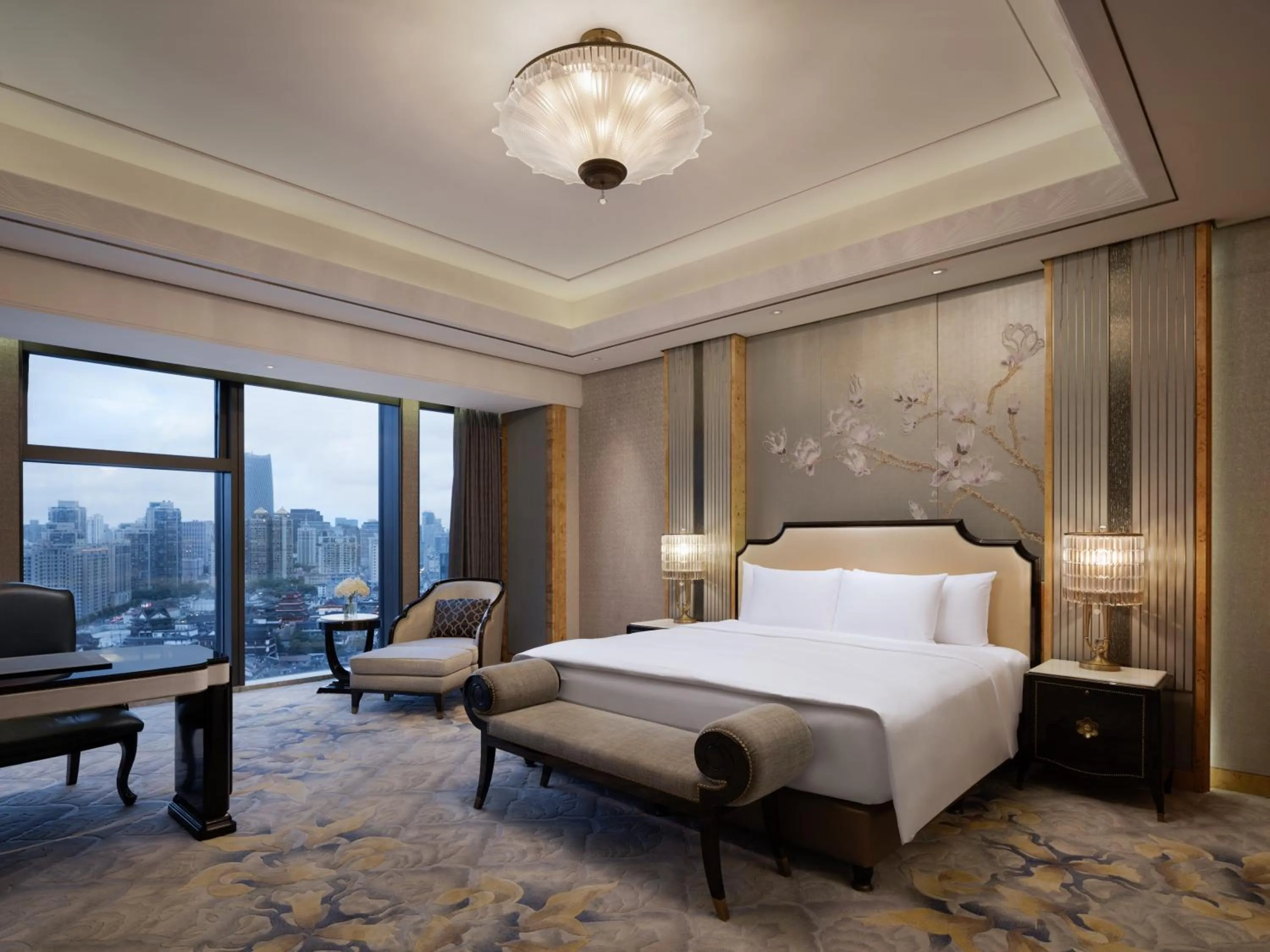 Bed in The St. Regis on the Bund, Shanghai